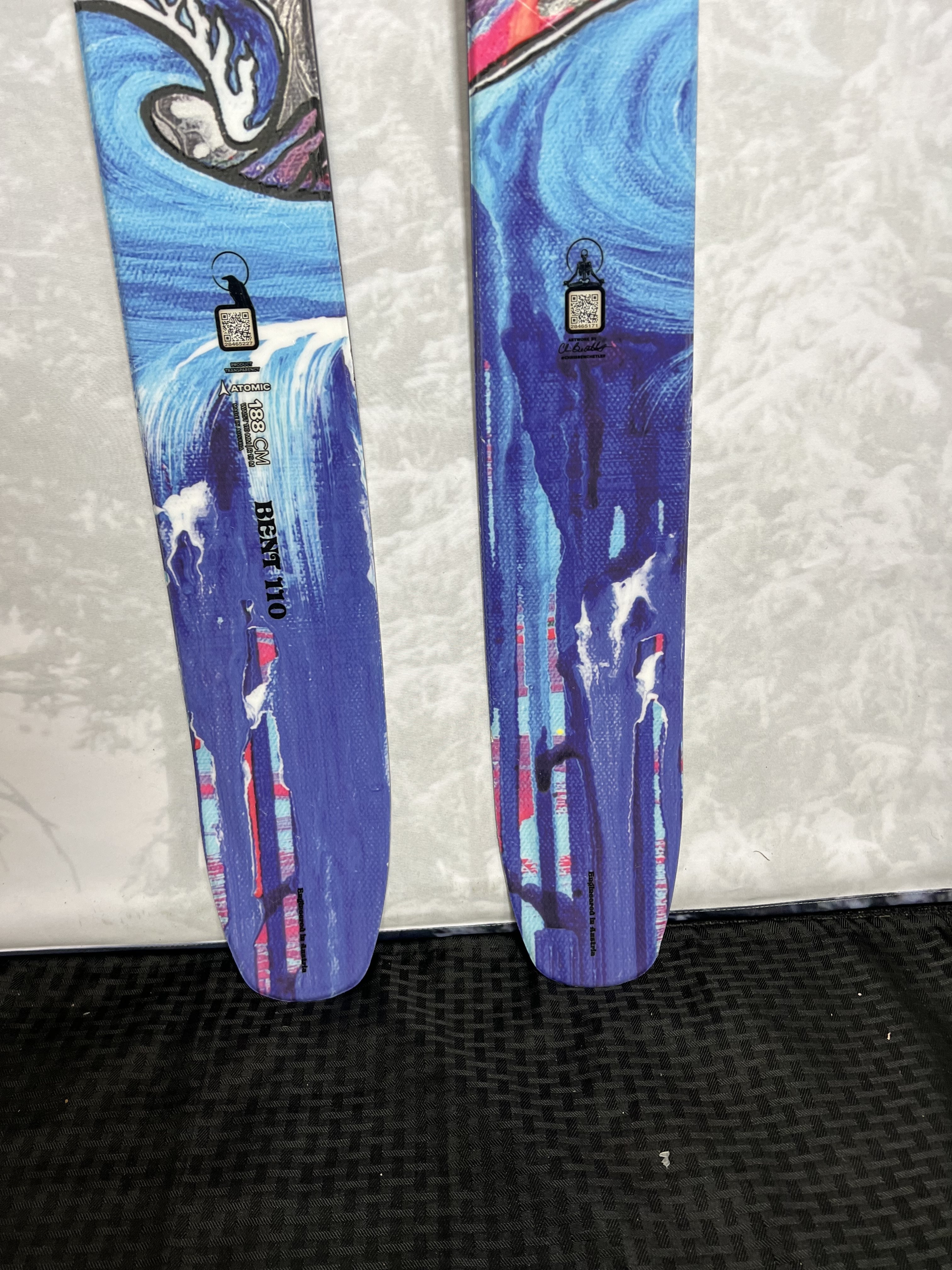 Used 2025 Atomic Bent Chetler 110 Skis - 188cm w/ Salomon Strive 13 GW Binding