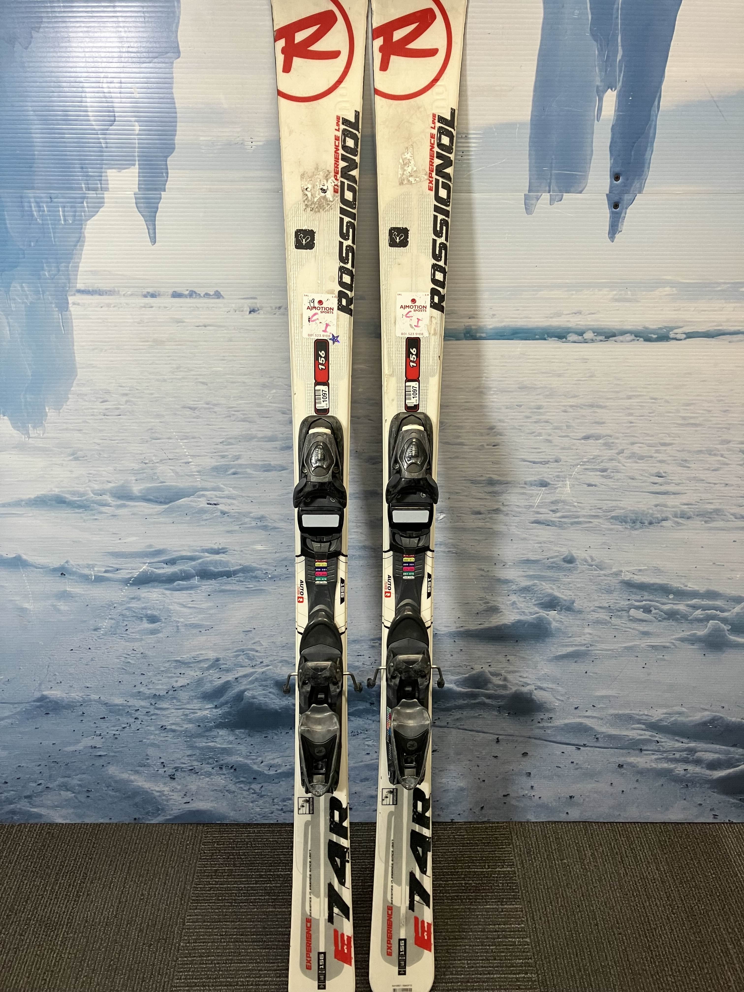 Used Rossignol E74R 156cm Skis w/ Rossignol Binding