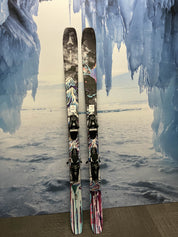 Used Atomic Bent Chetler 90 175cm Skis w/ Salomon Strive 13 Binding