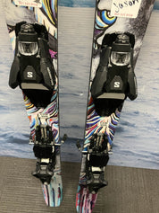 Used Atomic Bent Chetler 90 175cm Skis w/ Salomon Strive 13 Binding