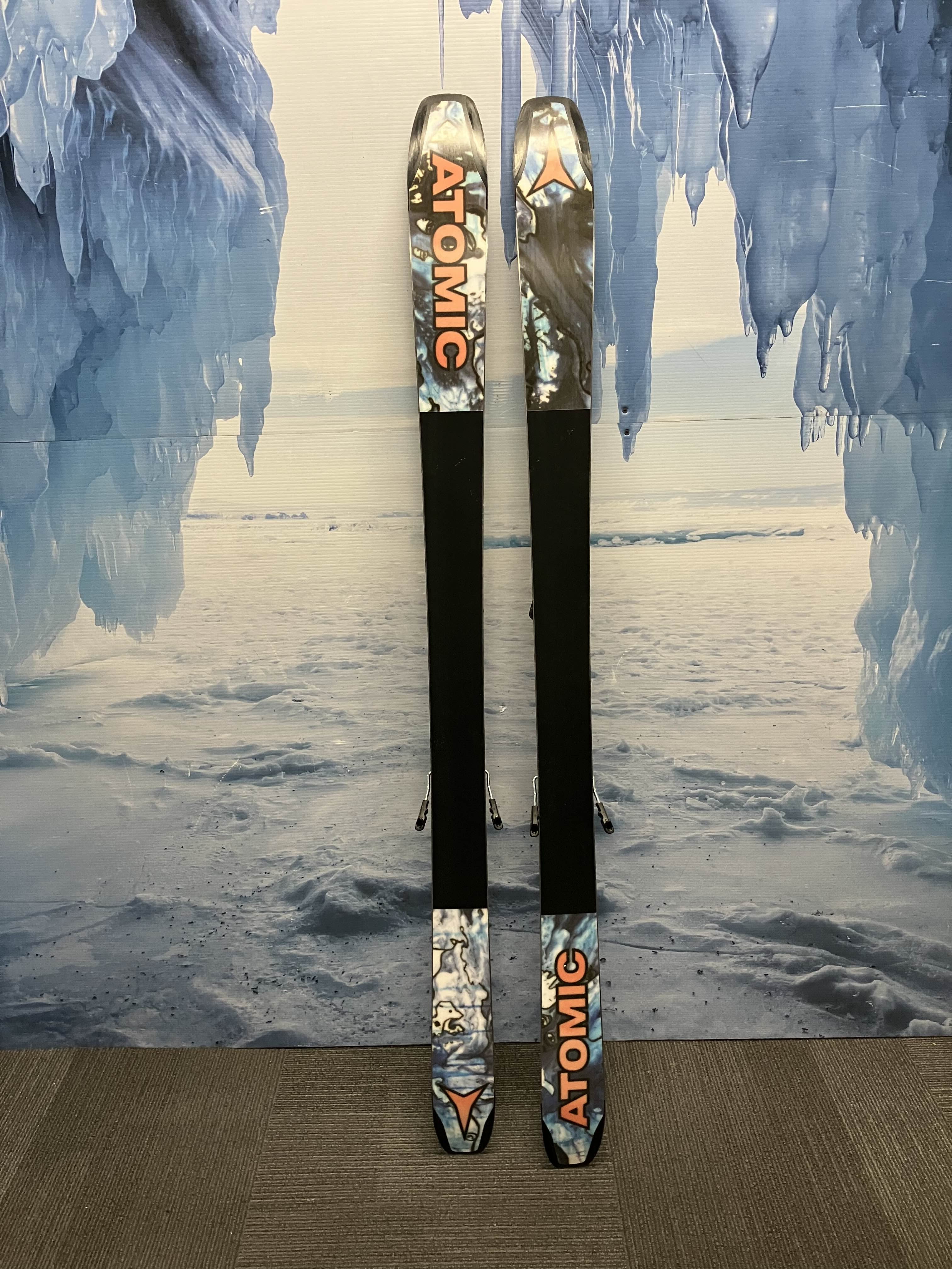 Used Atomic Bent Chetler 90 175cm Skis w/ Salomon Strive 13 Binding