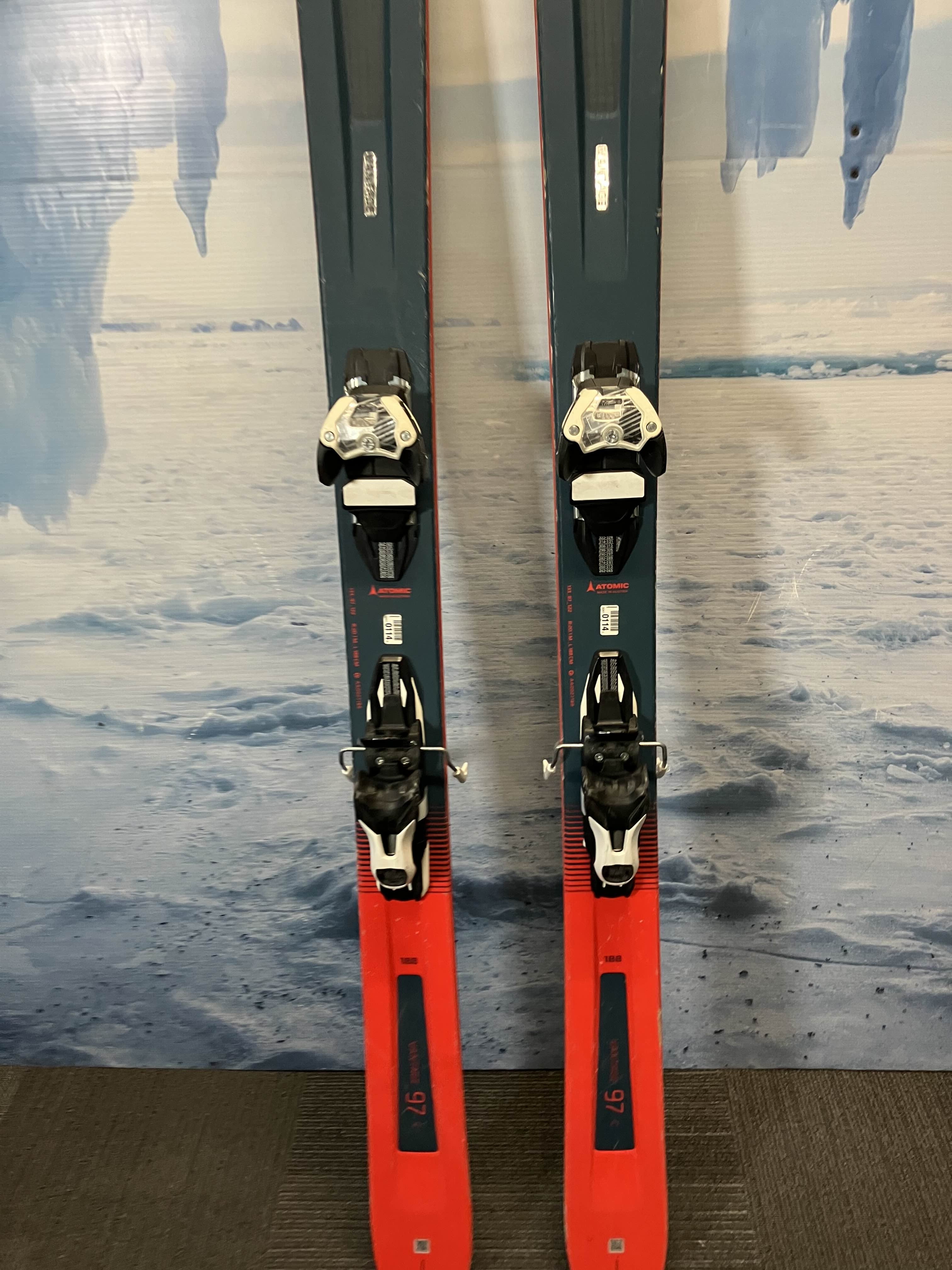 Used Atomic Vantage 97 188cm w/ Atomic Warden 11 Bindings