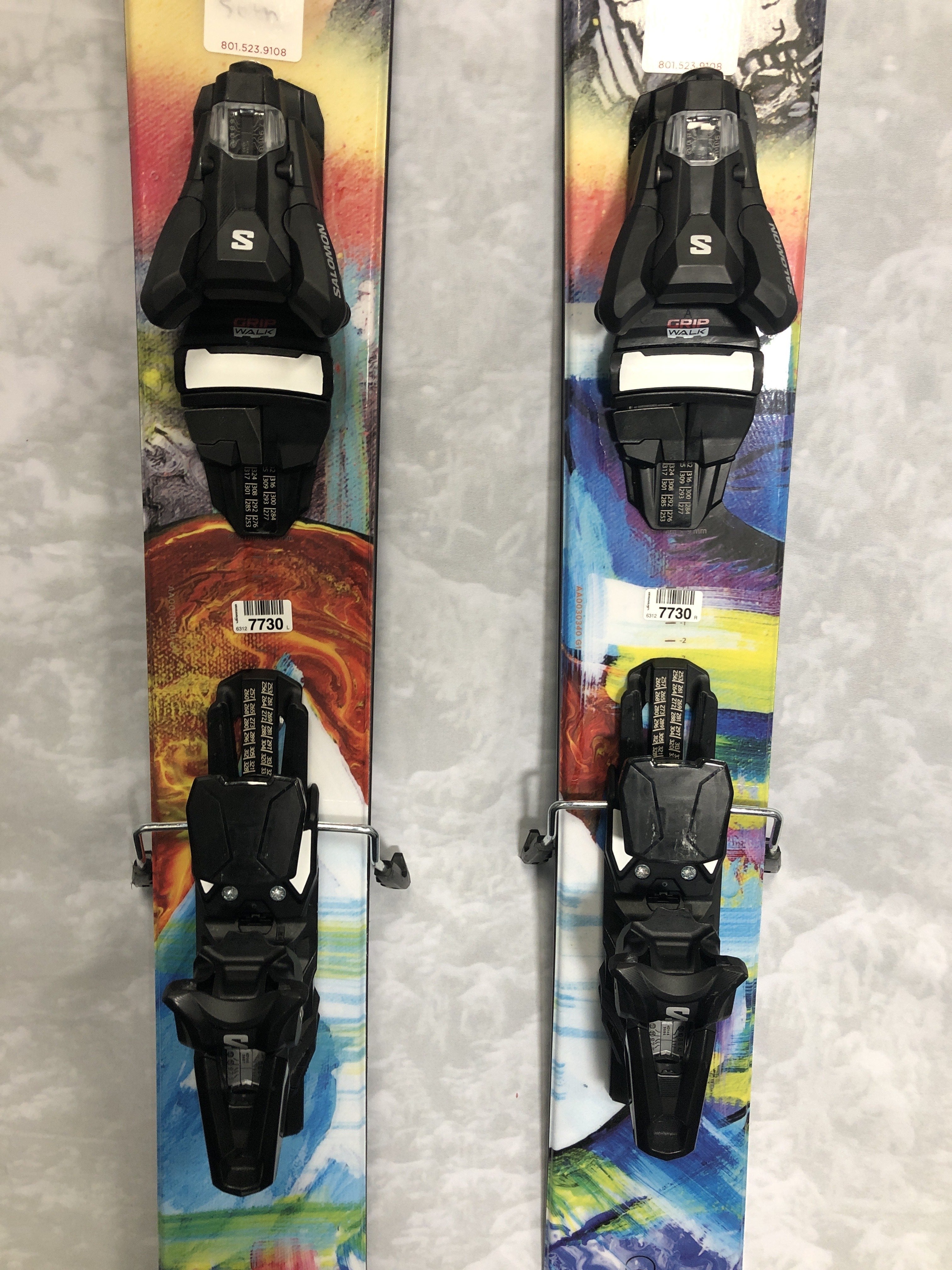 Lightly Used 2025 Atomic Bent Chetler 120 Skis - 176cm w/ Salomon Strive 13 GW Binding