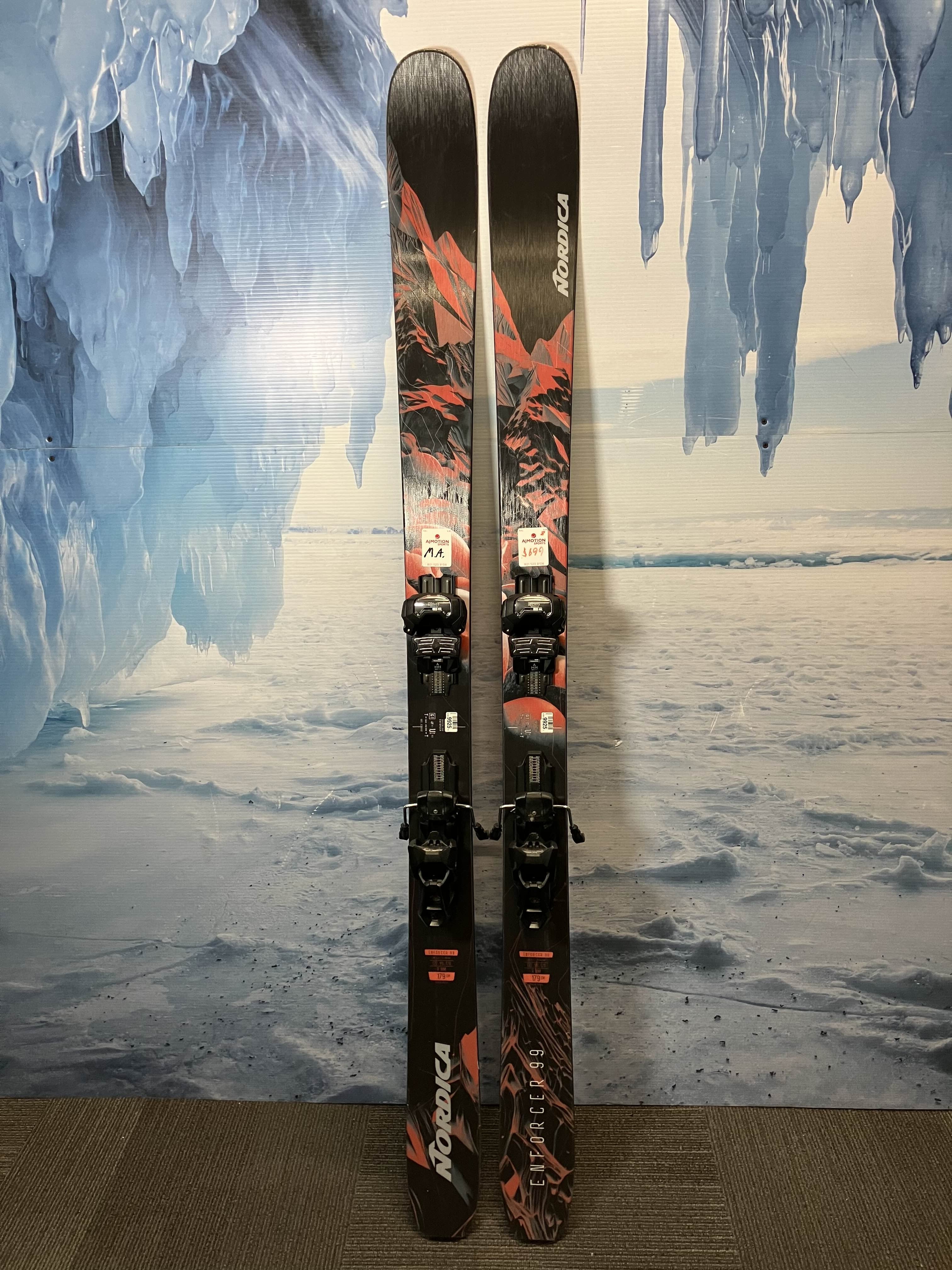 Used Nordica Enforcer 99 179cm w/ Tyrolia Attack 14 Adjustable Bindings