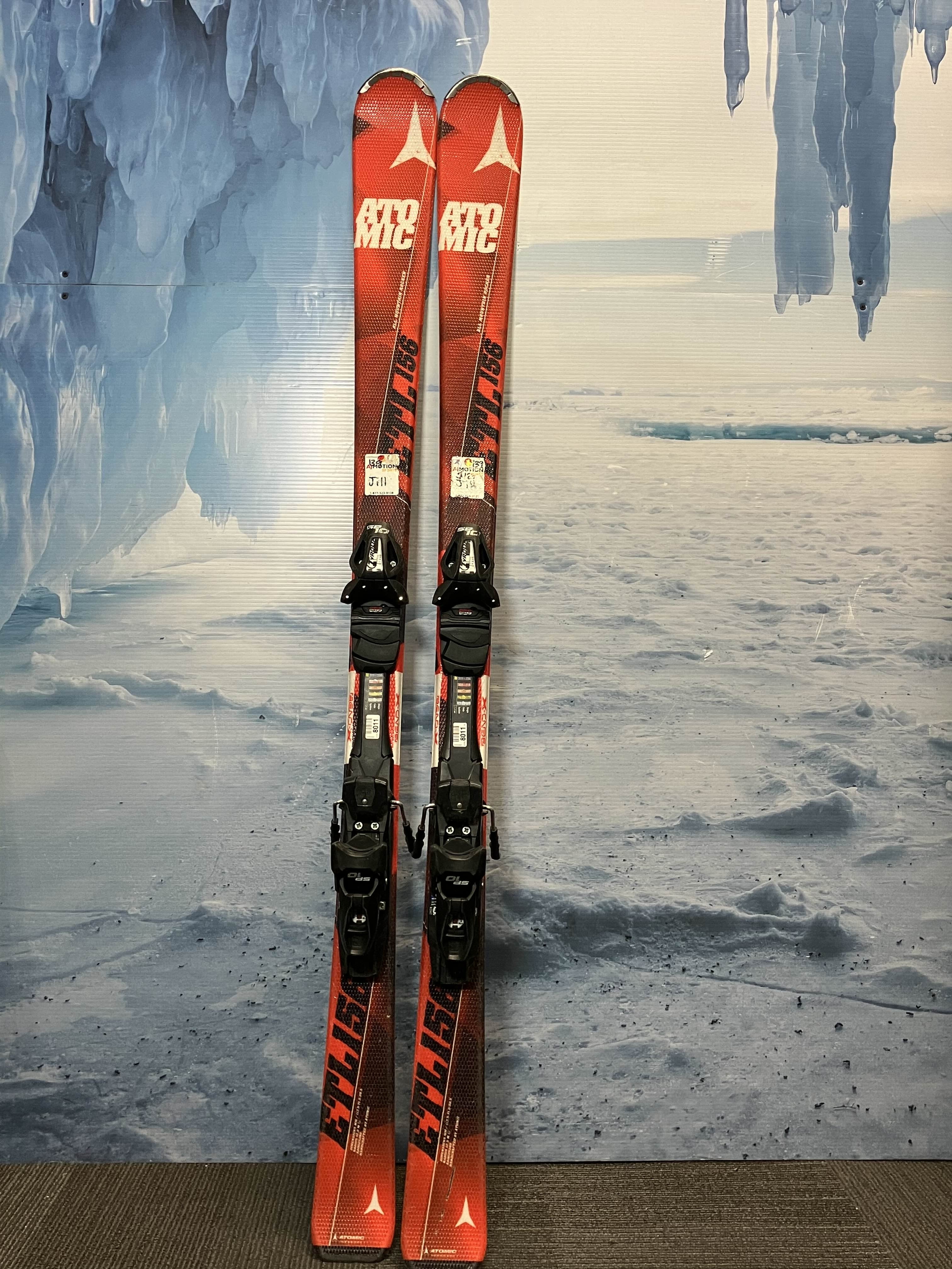 Used Atomic ETL 156cm Skis w/ Tyrolia SP10 Bindings