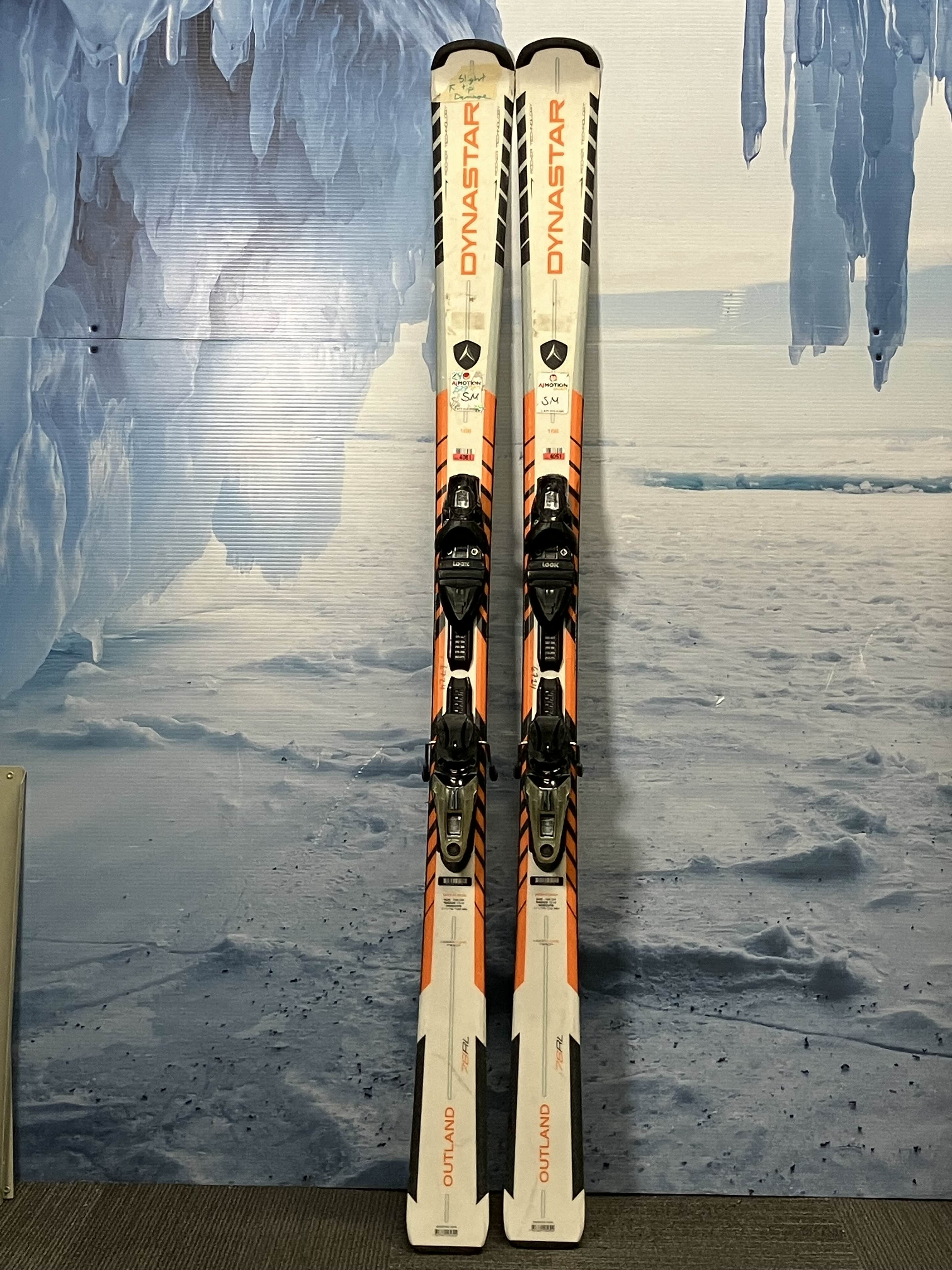 Used Dynastar Outland 78RL 166 Cm Skis w/ Look NX12