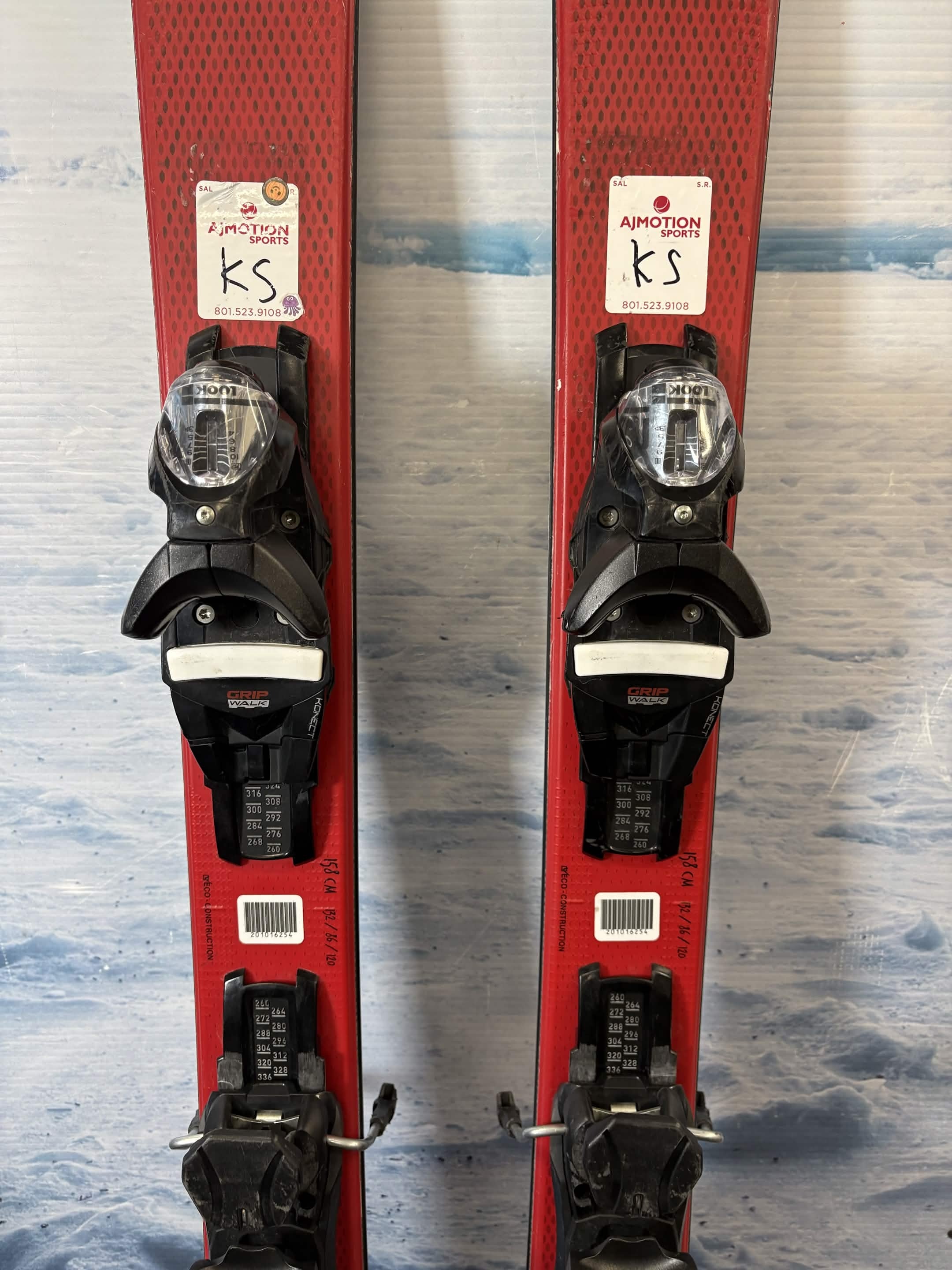 Used Rossignol Exp 86 Men's Ski w/ Look Nx 12 Demo Bindings - 158CM