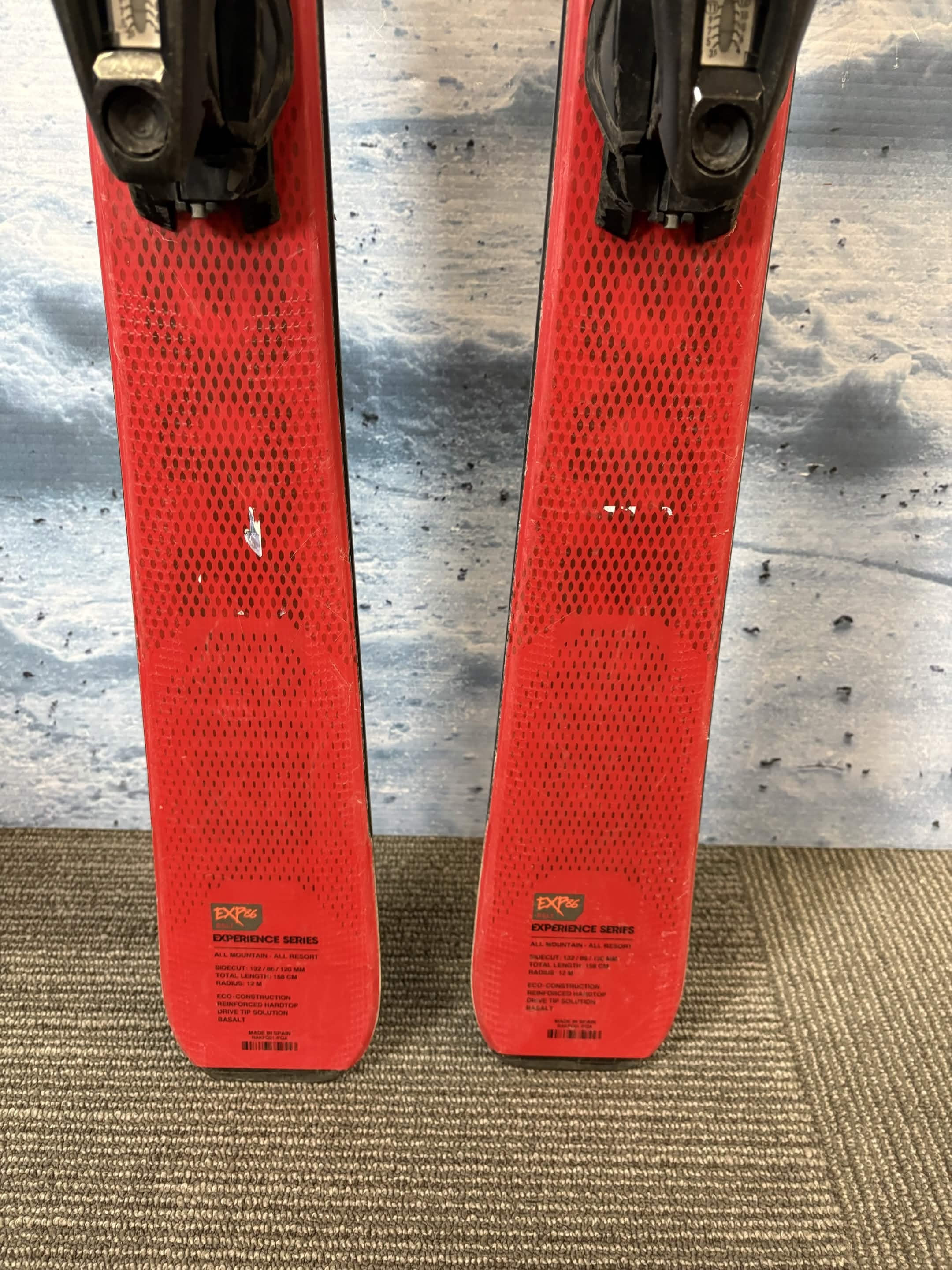 Used Rossignol Exp 86 Men's Ski w/ Look Nx 12 Demo Bindings - 158CM