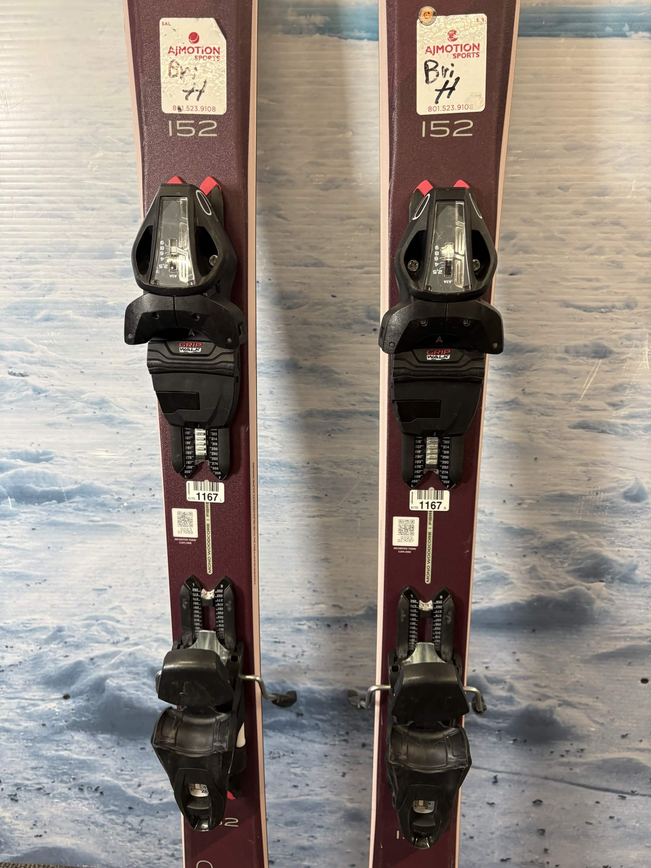 Used Elan Explore 80 W 152Cm Skis w/ Tyrolia EL 9.0 GW