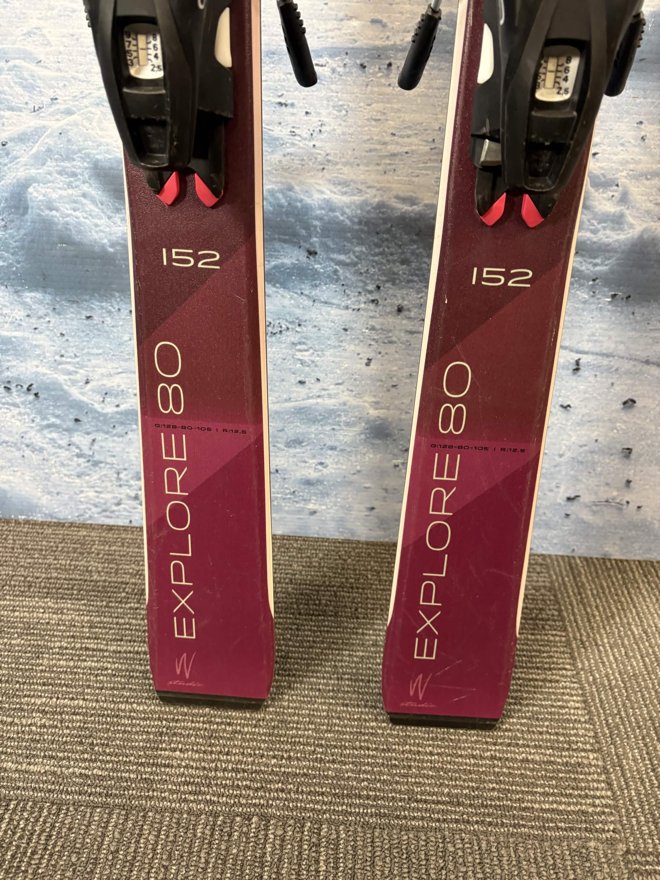 Used Elan Explore 80 W 152Cm Skis w/ Tyrolia EL 9.0 GW
