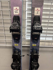 Lightly Used Blizzard Black Pearl 88 164cm Skis w/ Marker 11 TCX Bindings