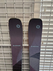 Lightly Used Blizzard Black Pearl 88 152cm Skis w/ Marker 11 TCX Bindings
