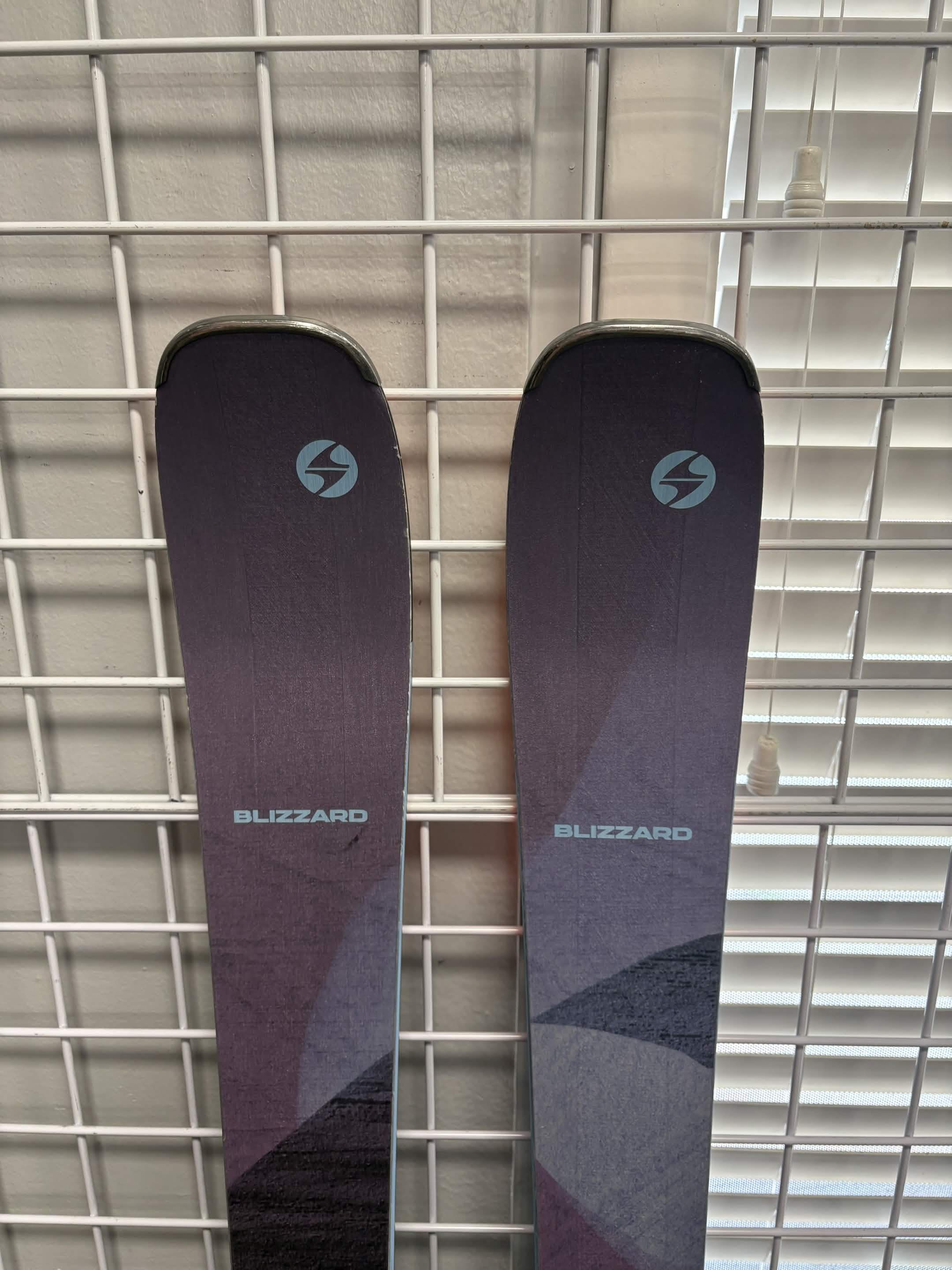Lightly Used Blizzard Black Pearl 88 152cm Skis w/ Marker 11 TCX Bindings