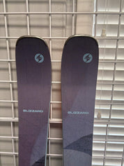 Lightly Used Blizzard Black Pearl 88 158cm Skis w/ Marker 11 TCX Bindings
