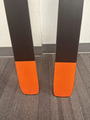 Lightly Used Blizzard Black Pearl 88 158cm Skis w/ Marker 11 TCX Bindings