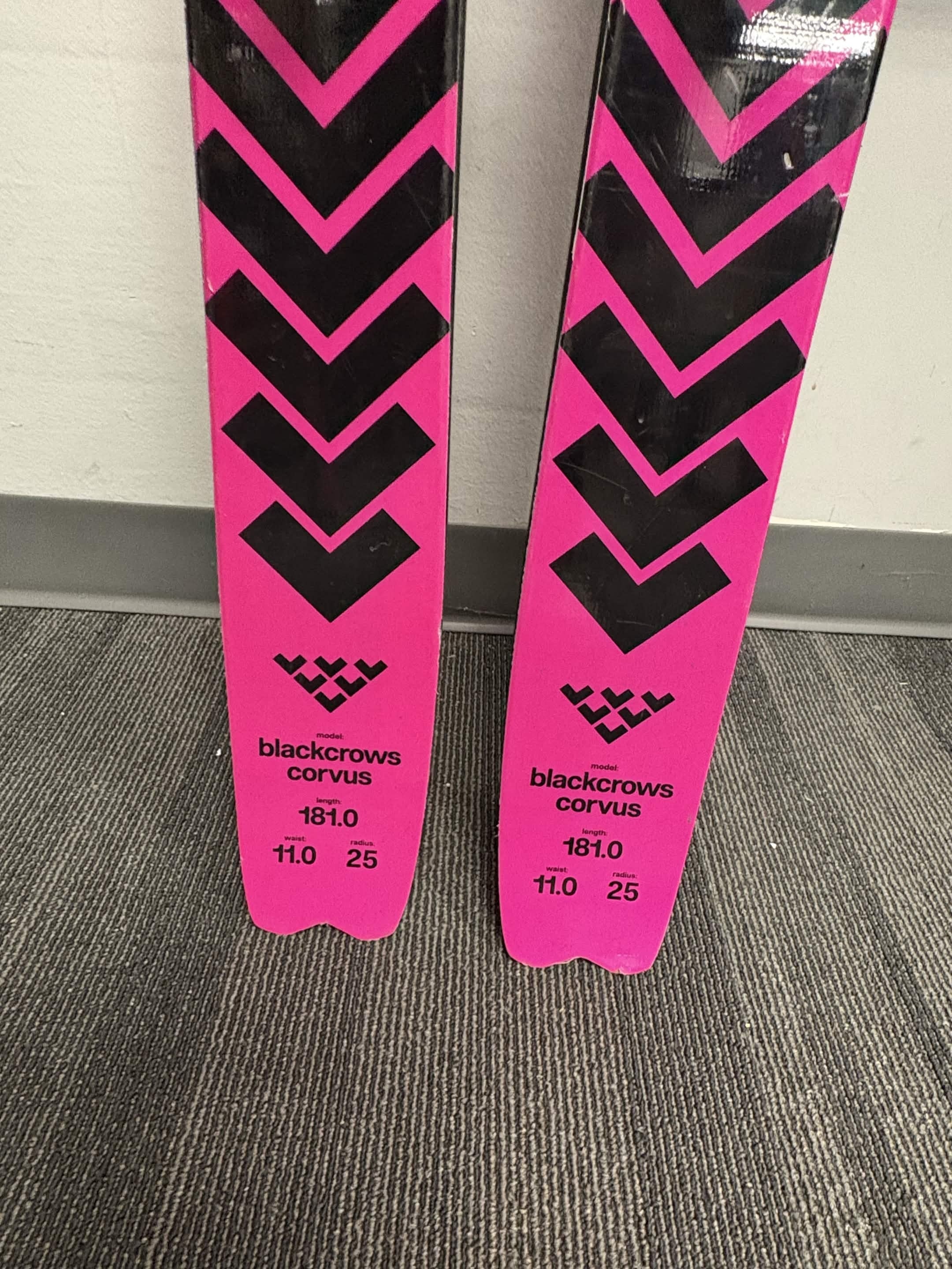 Black Crows Corvus 181cm Skis w/ Atomic Strive 13 GW Demo Binding - Lightly Used