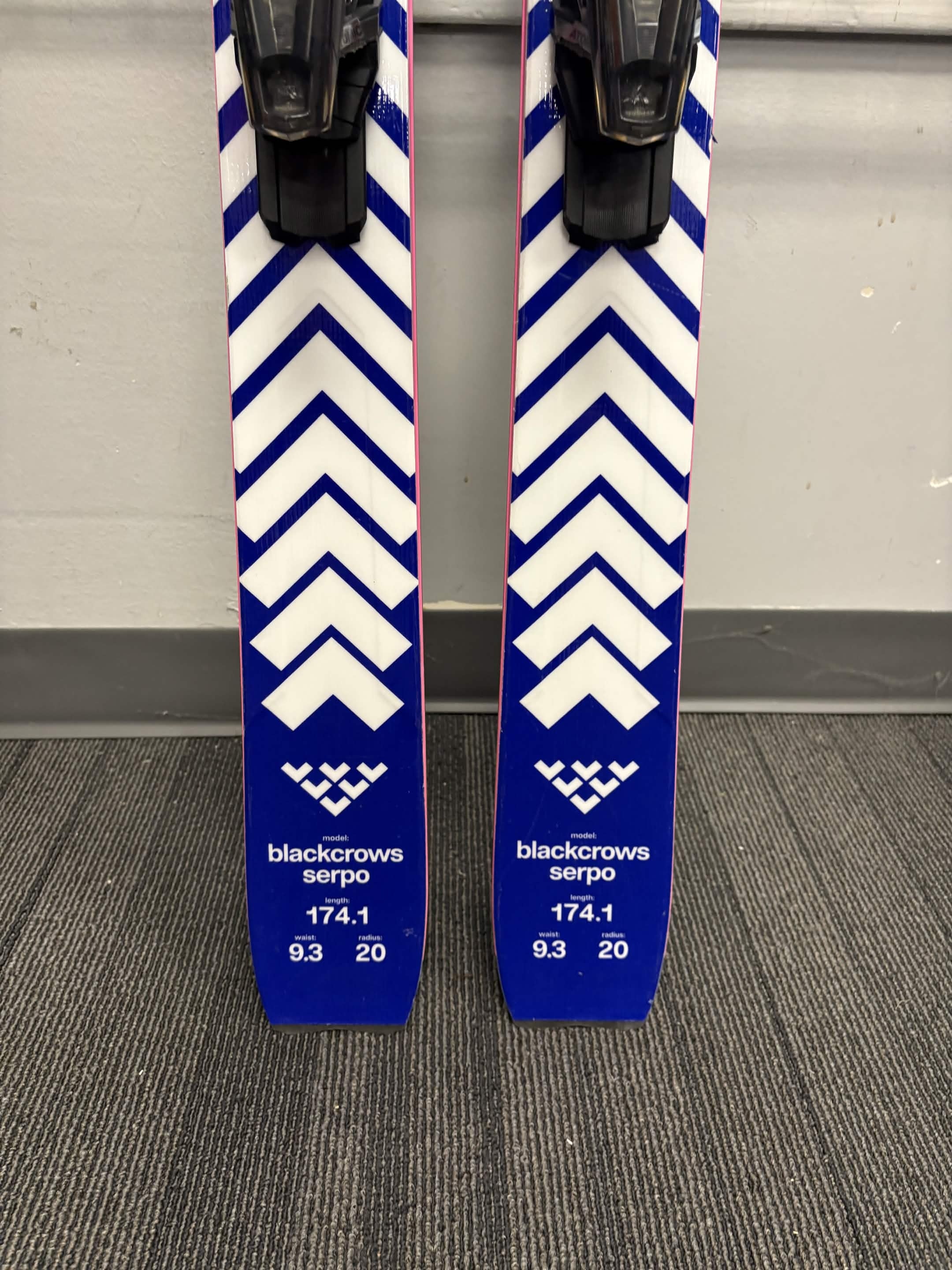 Black Crows Serpo 174cm Skis w/ Atomic Strive 13 GW Demo Binding - Lightly Used
