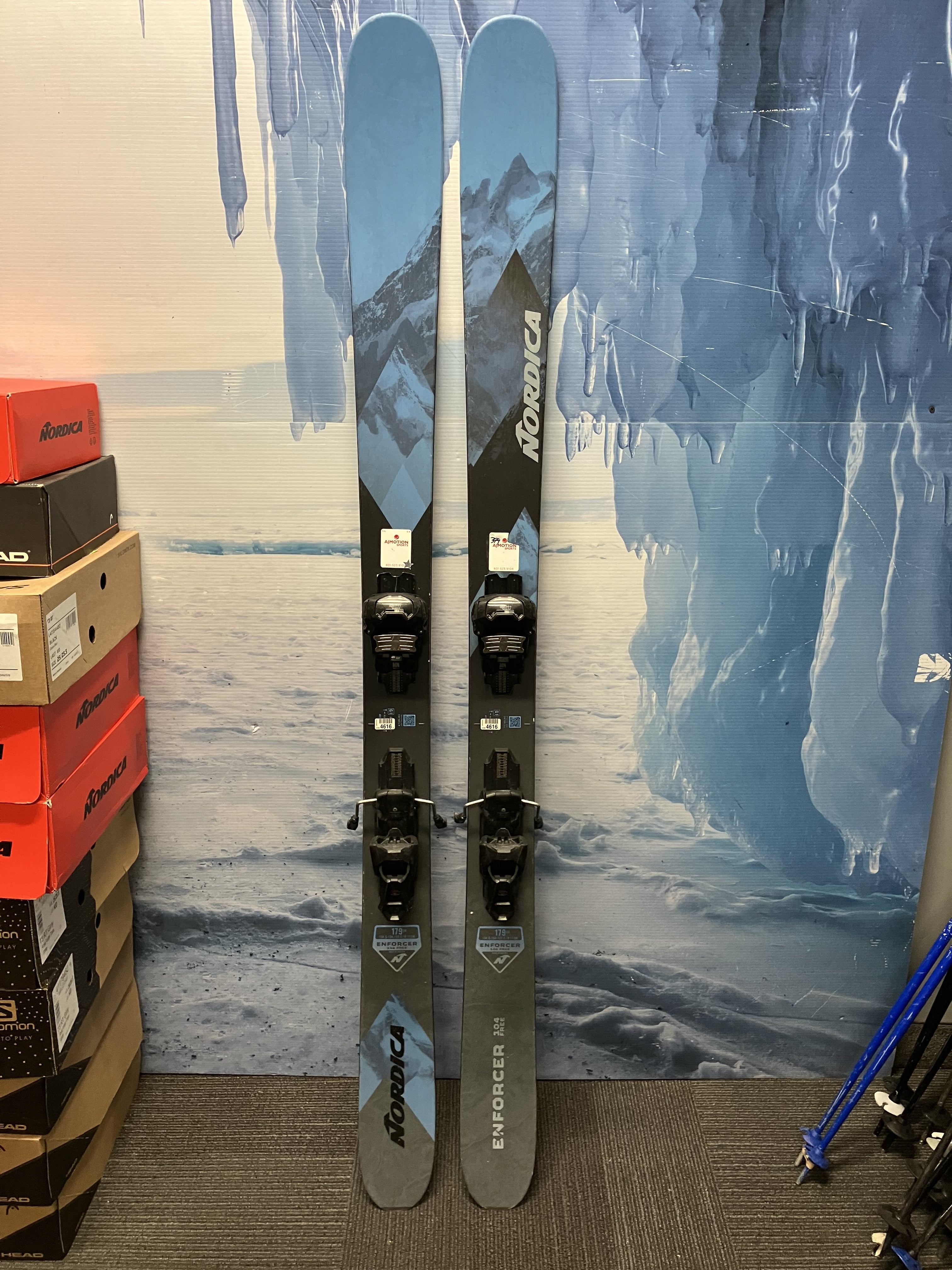 Used 2023 Nordica Enforcer 104 Free 179CM w/ Tyrolia Attack 14