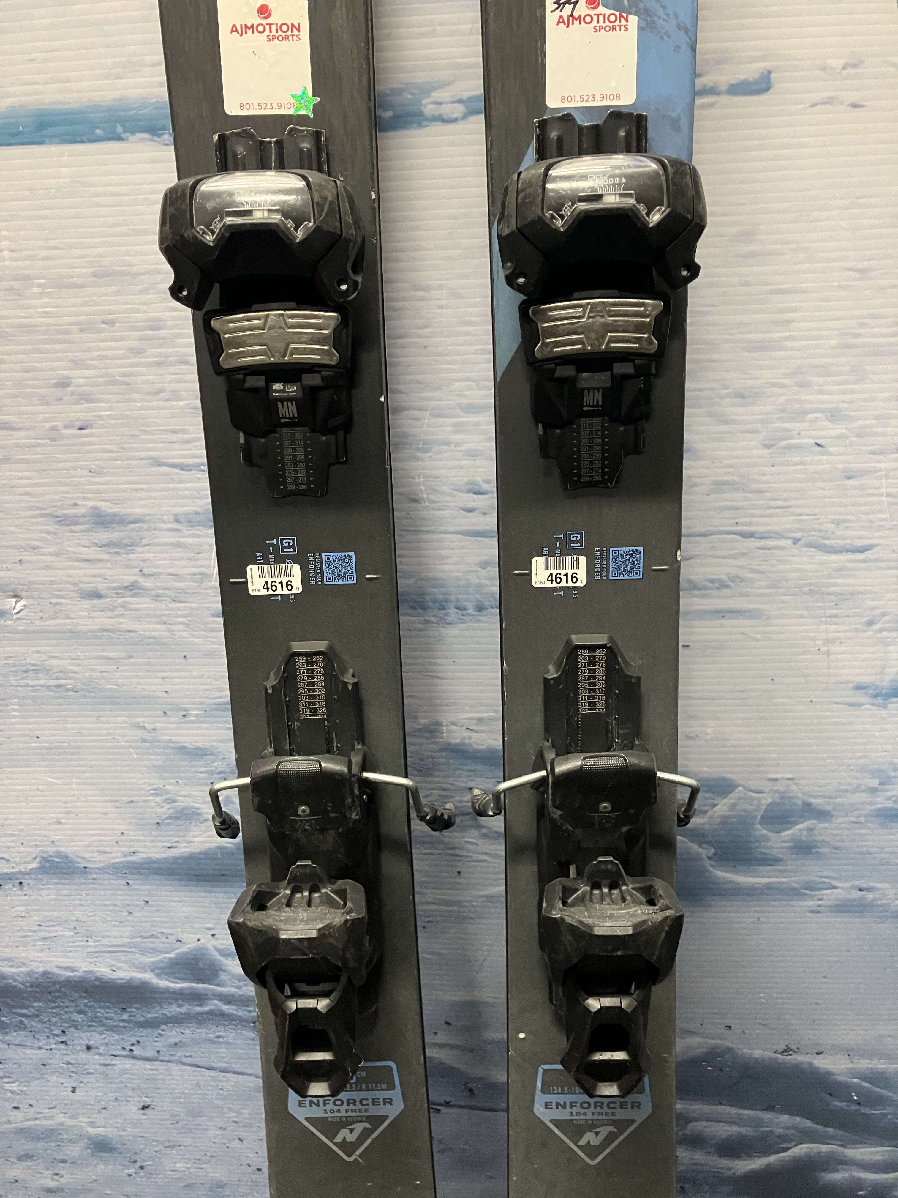 Used 2023 Nordica Enforcer 104 Free 179CM w/ Tyrolia Attack 14
