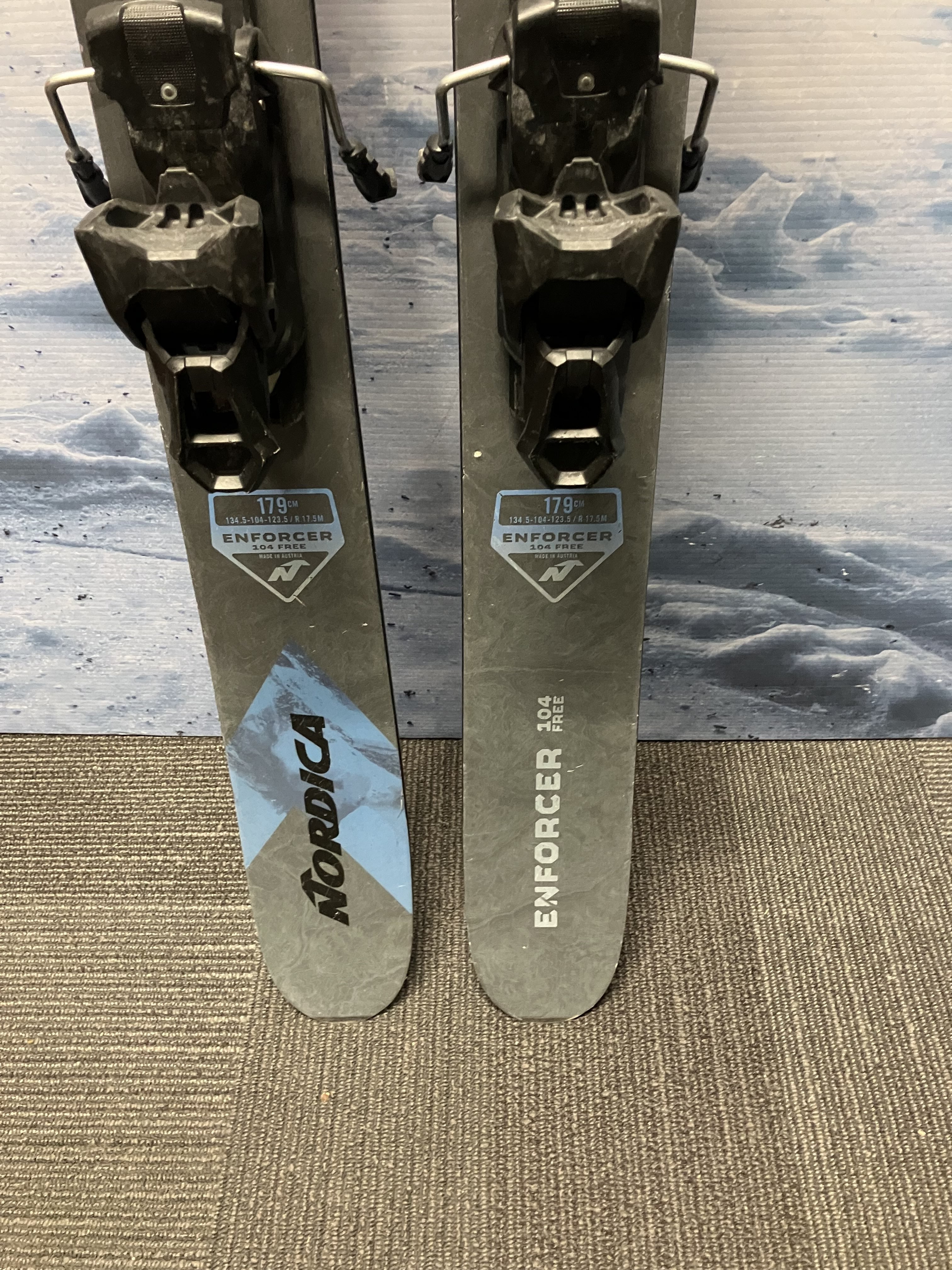 Used 2023 Nordica Enforcer 104 Free 179CM w/ Tyrolia Attack 14