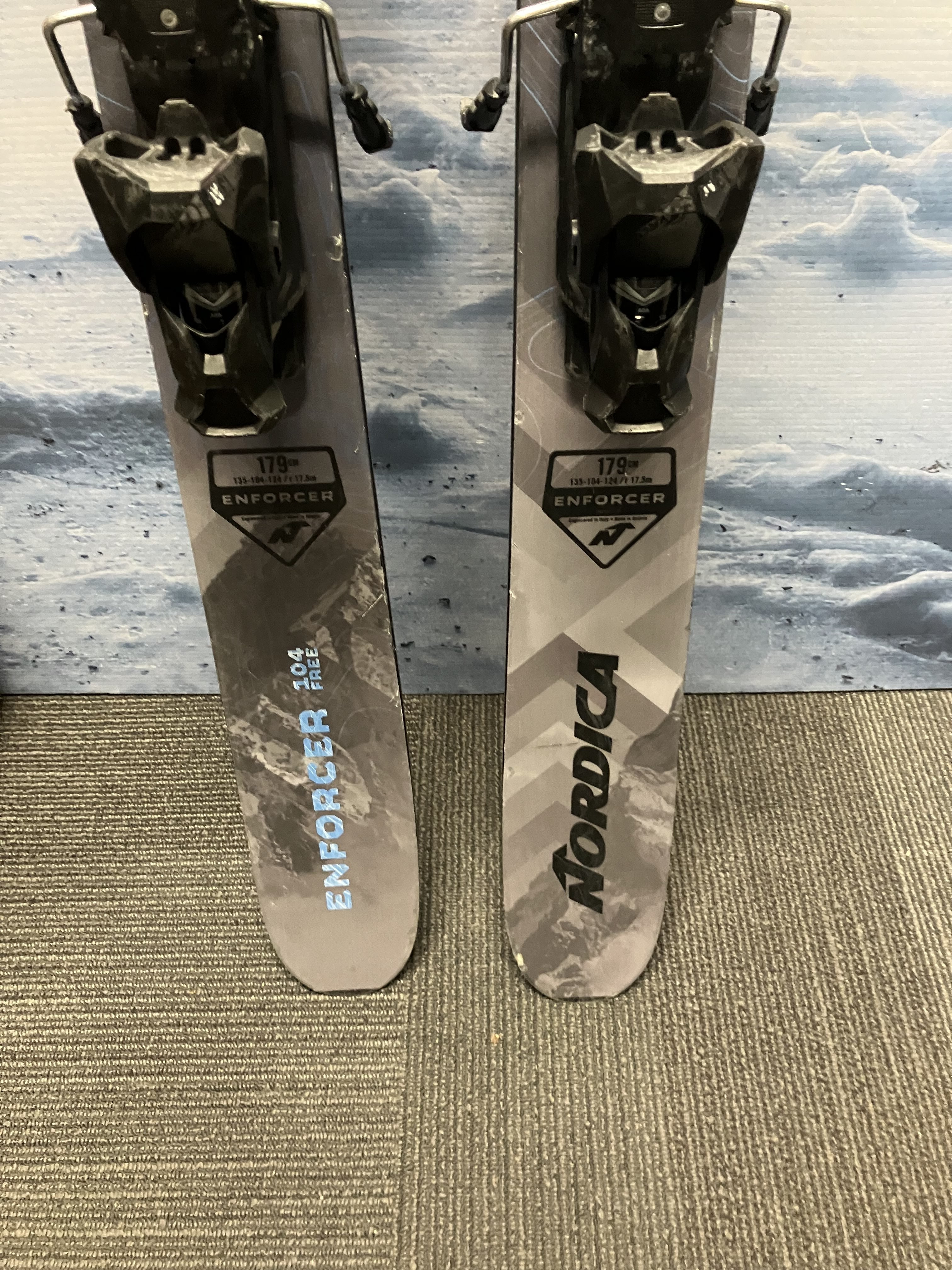 Used 2024 Nordica Enforcer 104 Free 179CM w/ Tyrolia Attack 13