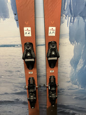 Used Blizzard Rustler 9 186cm Skis w/ Salomon Strive 13 Demo Binding