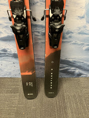 Used Blizzard Rustler 9 186cm Skis w/ Salomon Strive 13 Demo Binding