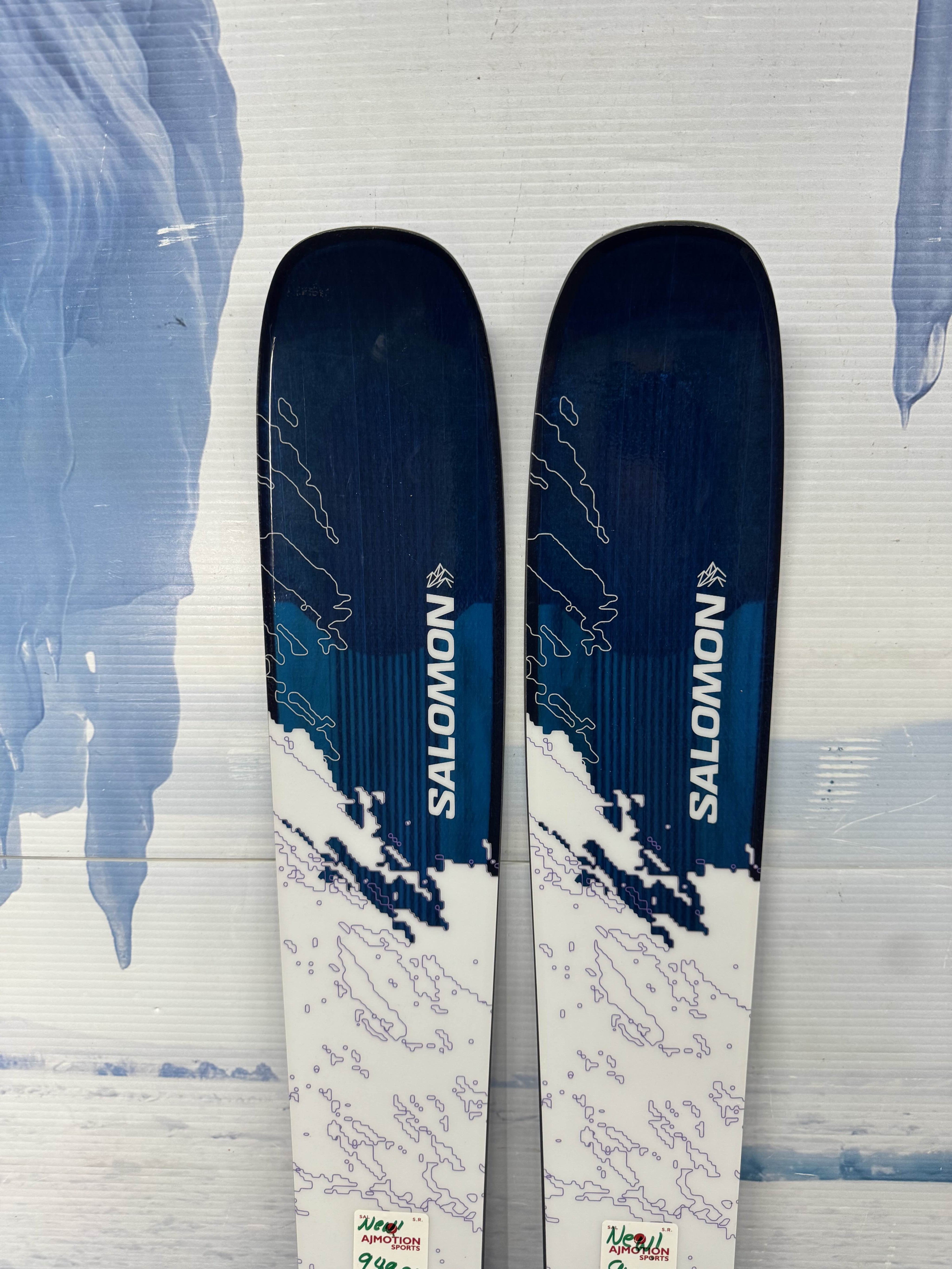 New 2026 Salomon QST Echo Skis - 157cm w/ Atomis Strive 11 Bindings