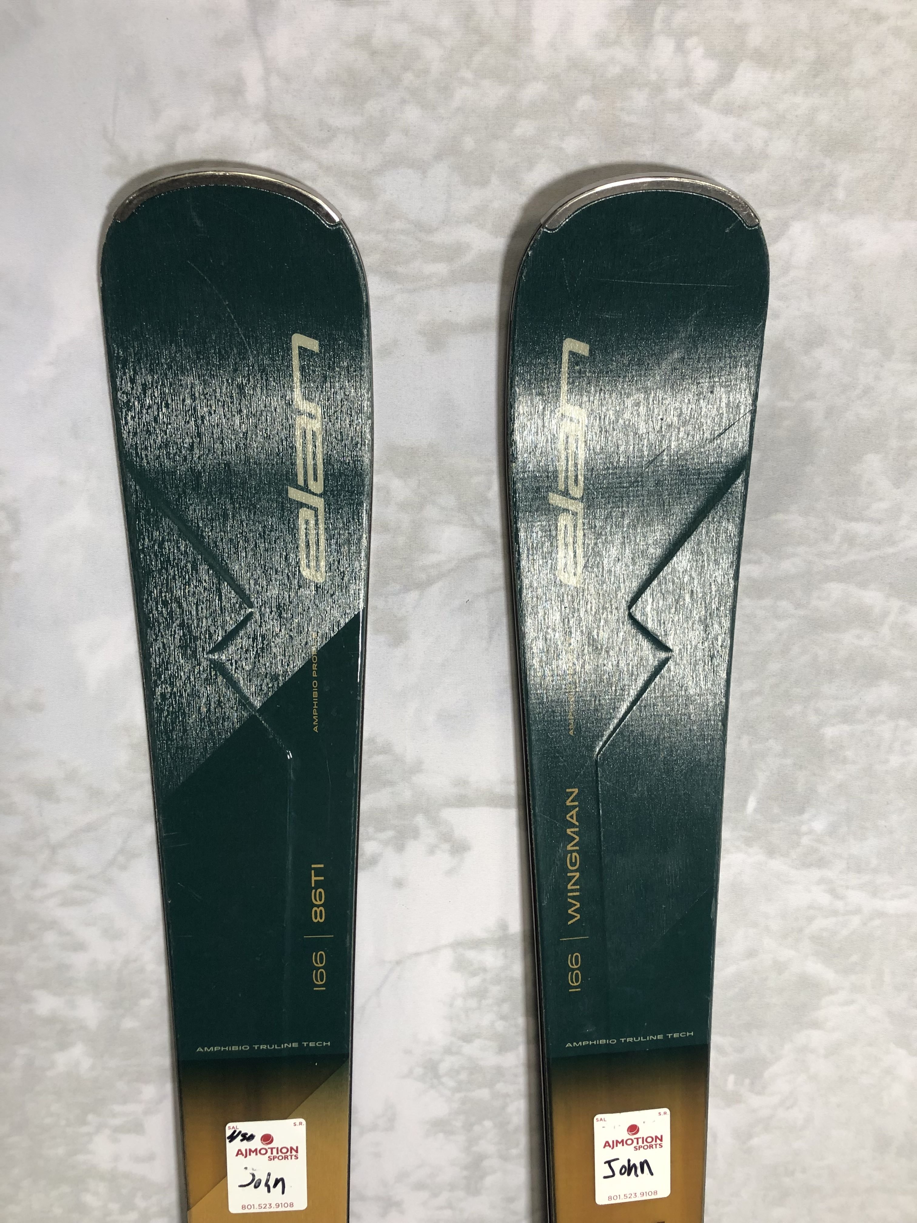 Used 2025 Elan Wingman 86 Ti 166cm W/ Elan EMX11 Adjustable GW bindings