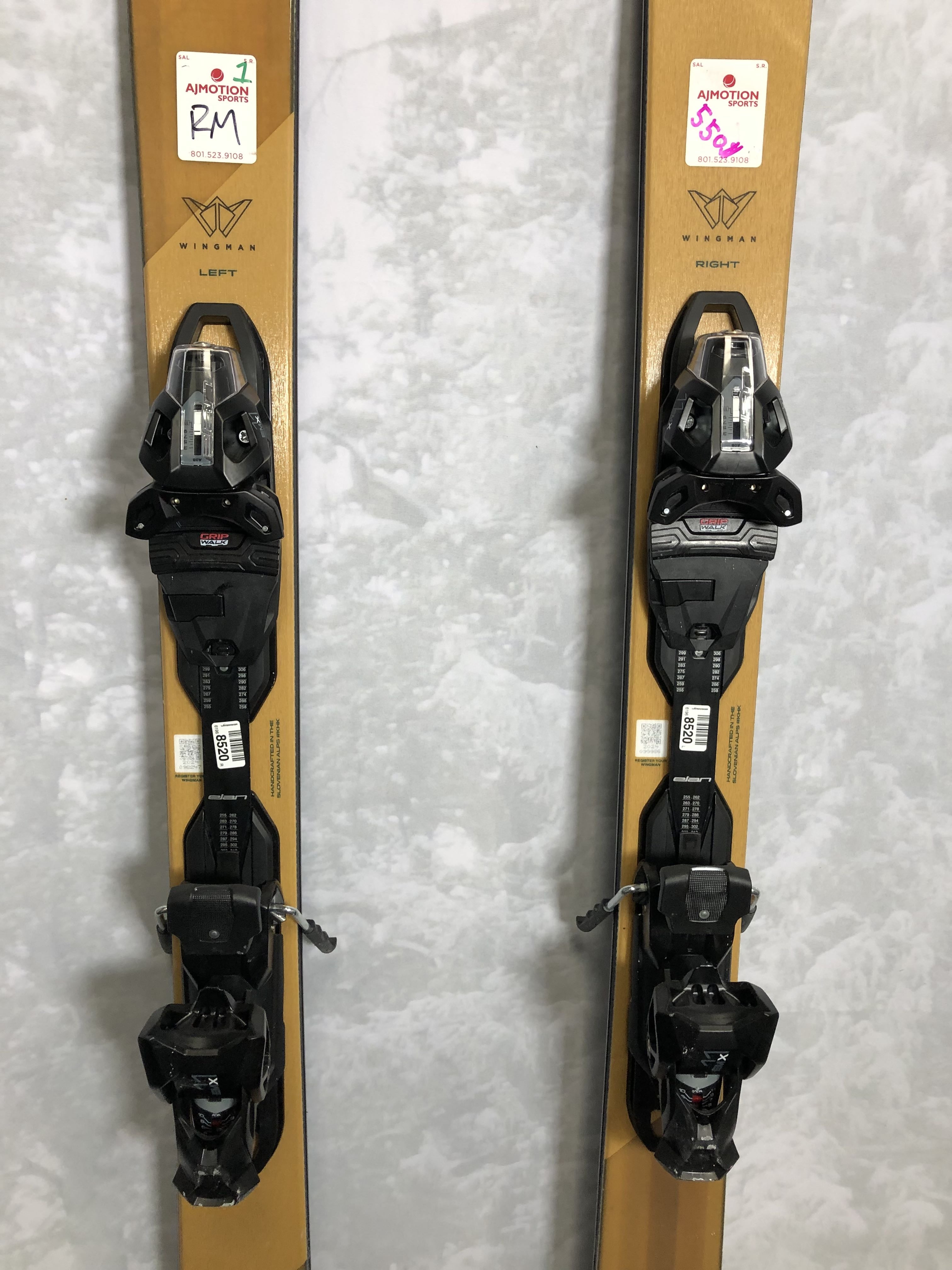 Used 2025 Elan Wingman 86 Ti 184cm W/ Elan EMX11 Adjustable GW bindings