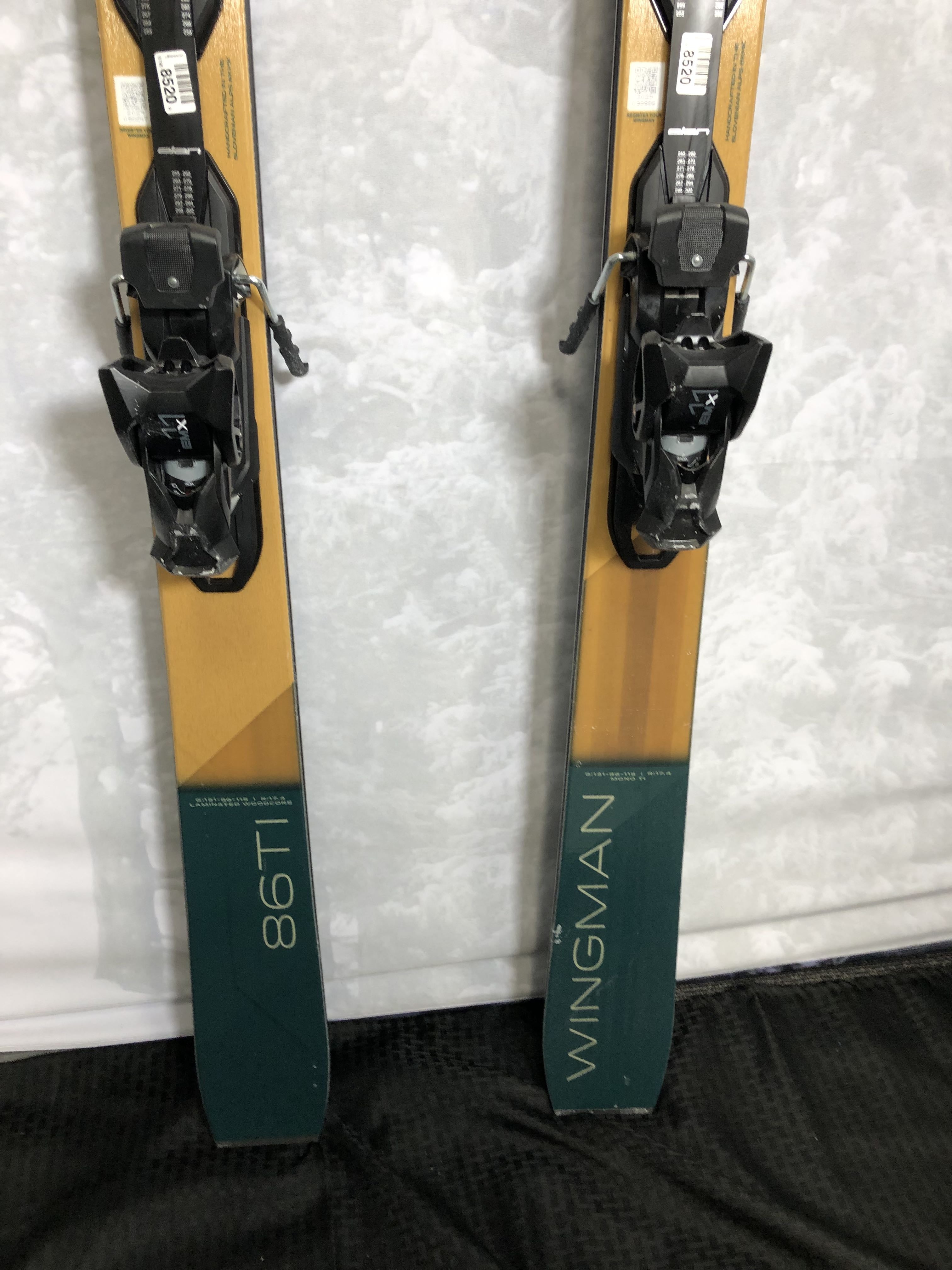 Used 2025 Elan Wingman 86 Ti 184cm W/ Elan EMX11 Adjustable GW bindings