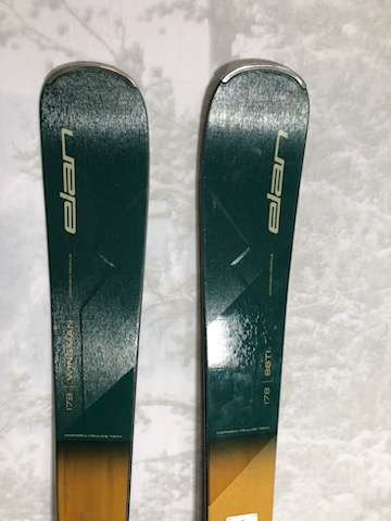 Lightly used 2025 Elan Wingman 86 Ti 178cm W/ Elan EMX11 Adjustable GW bindings