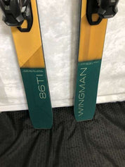 Lightly used 2025 Elan Wingman 86 Ti 178cm W/ Elan EMX11 Adjustable GW bindings
