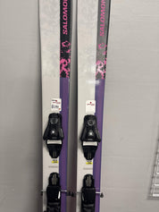 New 2026 Salomon QST X Skis w/ Salomon NR Strive 13 GW Demo Binding - 184cm