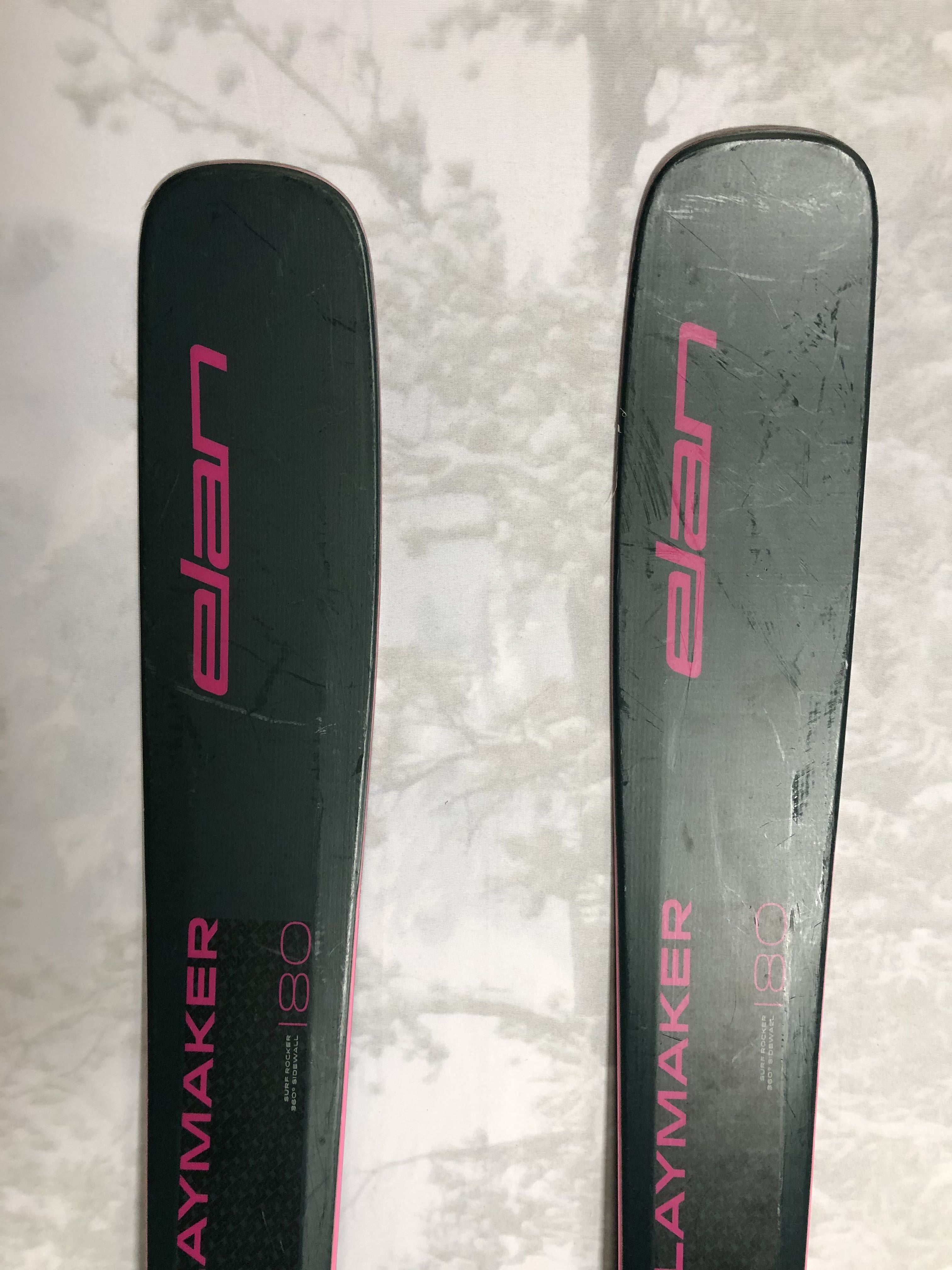 Lightly used 2025 Elan Playmaker 91 ski- 180cm w/ Salomon Strive 13 adjustable GW binding