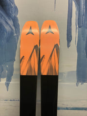 Heavily Used Atomic Maverick Skis 88 TI 169 cm 2024 w/ Atomic Strive 11 Demo Bindings