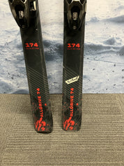 Heavily Used Nordica AllDrive 74 174CM Skis w/ Marker TP2 10 Demo Bindings