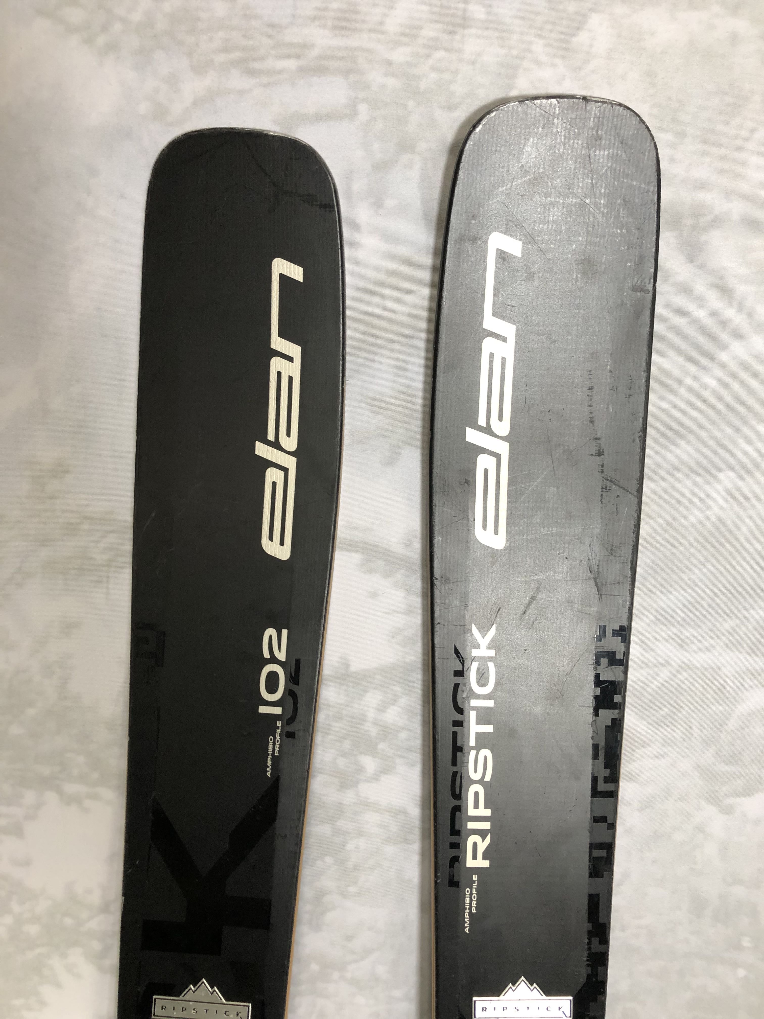 Used Elan Ripstick 102 Black Edition 161 Cm Ski W/ Tyrollia Attack LYT11 adjustable GW binding
