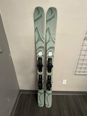 Lightly Used Salomon QST 100 Skis w/ Salomon NR M10 GW Demo Binding- 156cm