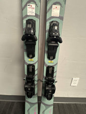 Lightly Used Salomon QST 100 Skis w/ Salomon NR M10 GW Demo Binding- 156cm
