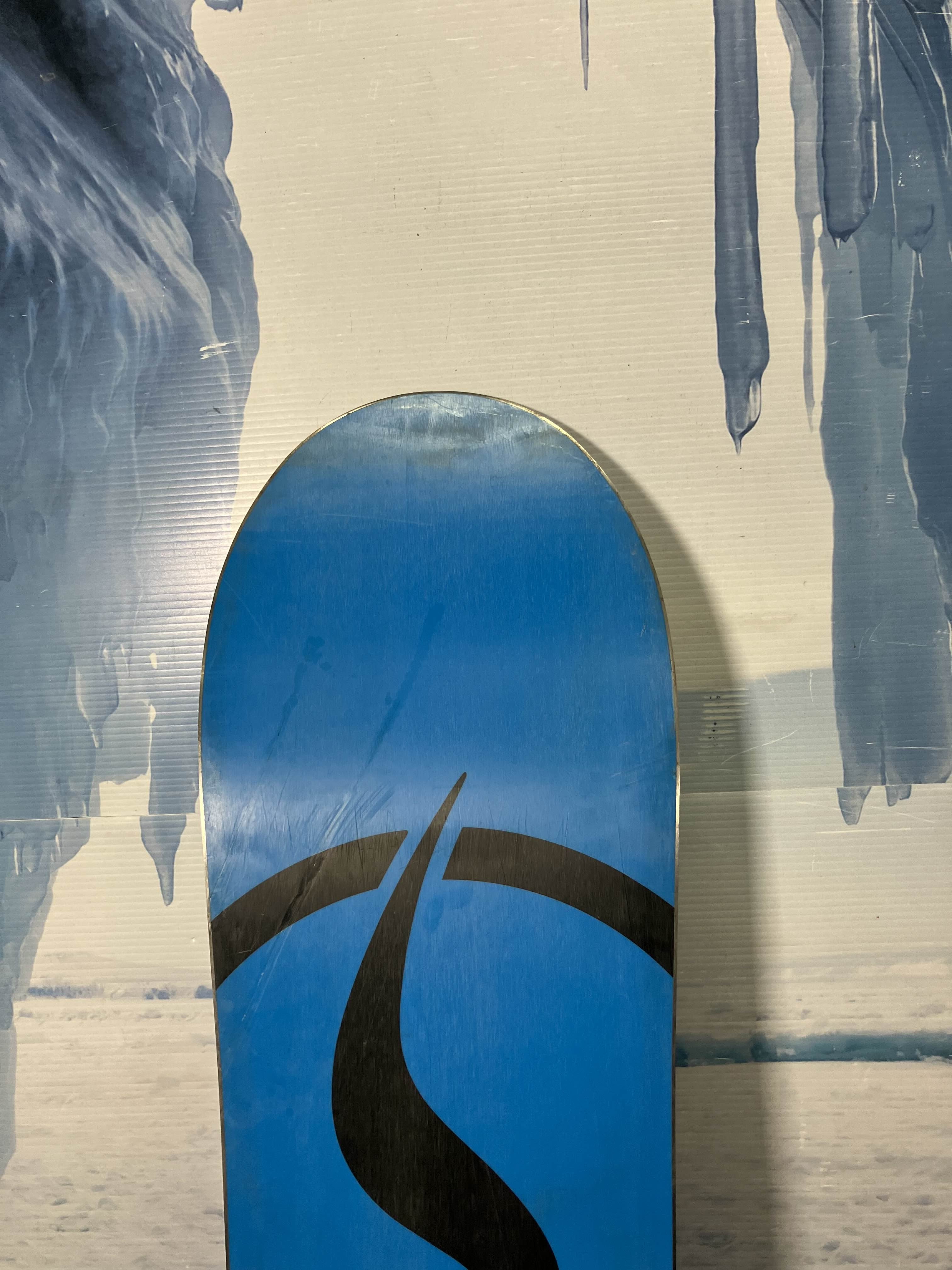 Heavily Used Never Summer Harpoon 156 CM Snowboard W/ K2 Large Demo Binding