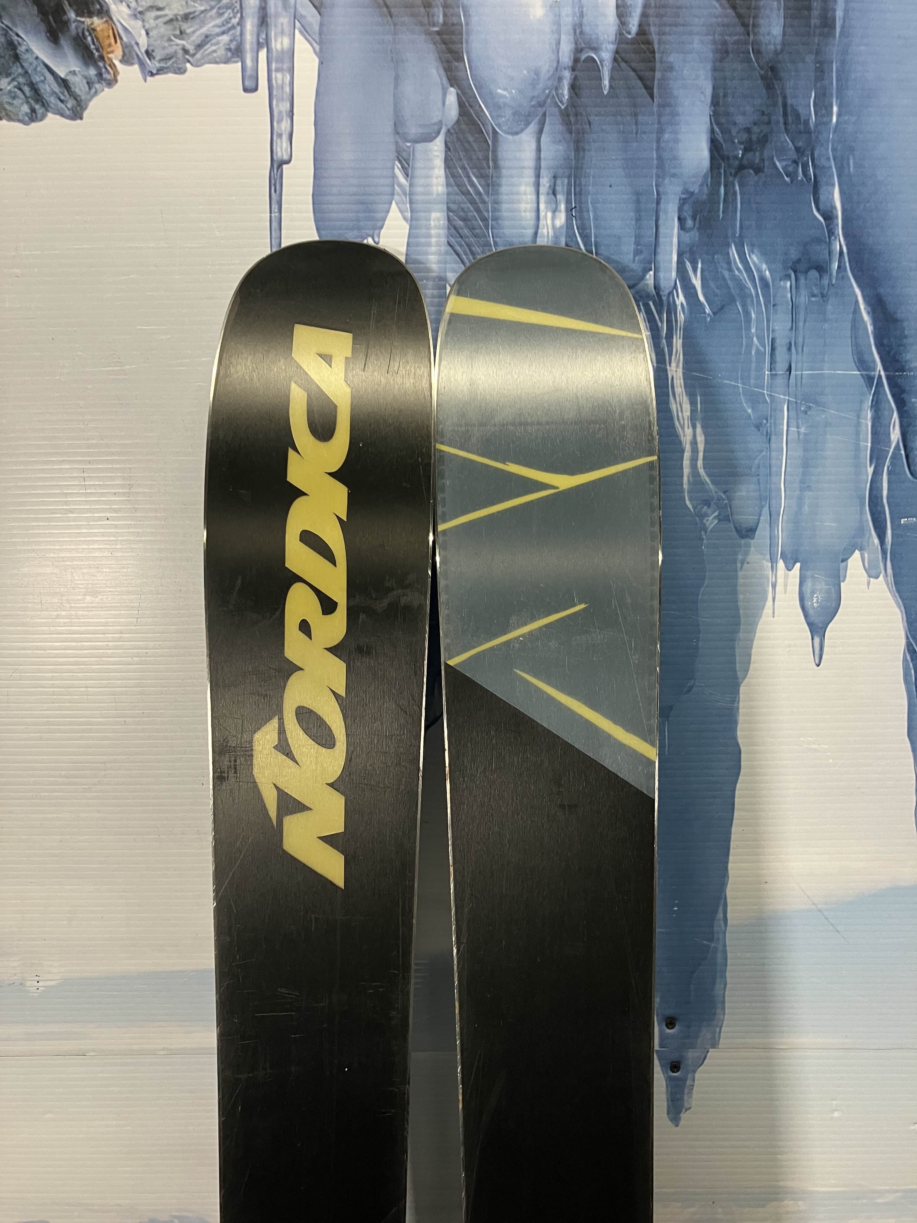 Used Nordica Unleashed 108 186 cm Skis 2023 w/ Tyrolia Attack 14 MN Demo Bindings