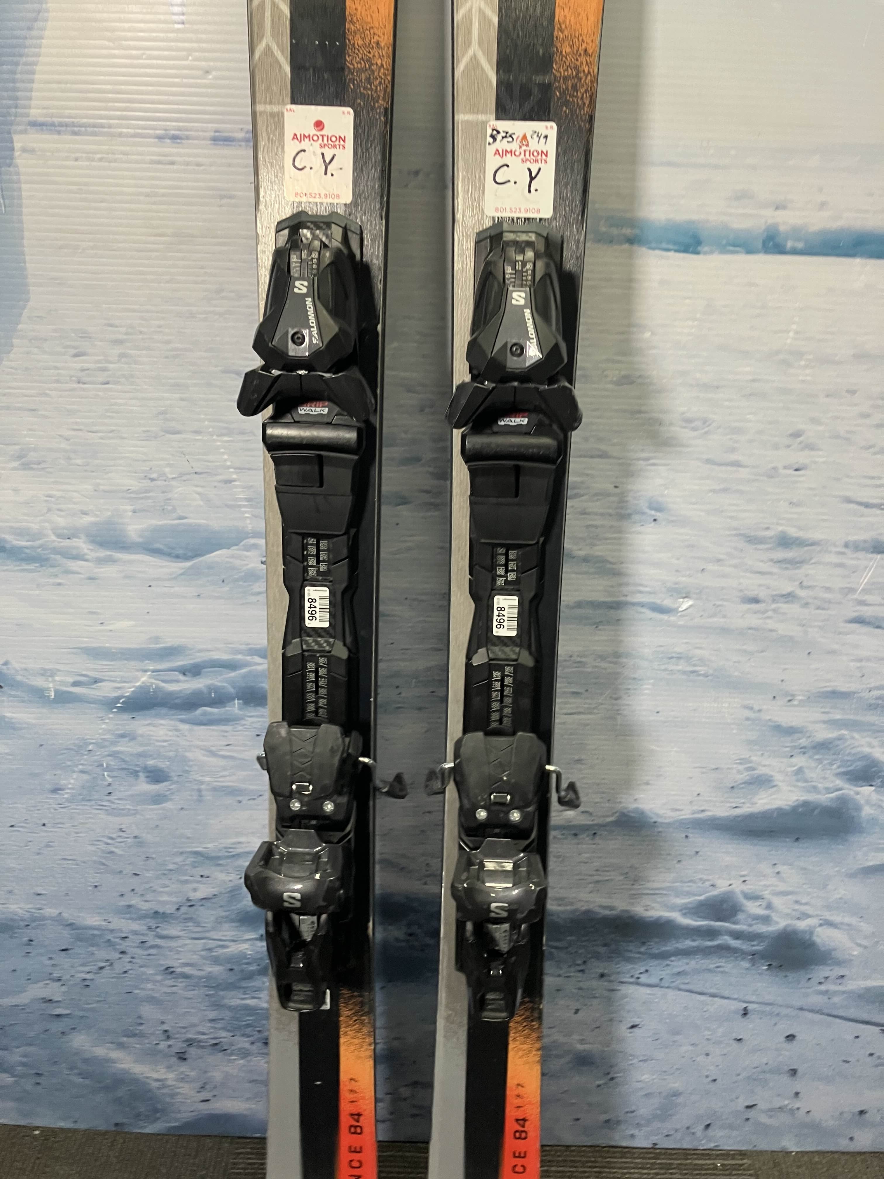 Used 2025 Salomon Stance 84 177cm w/ 24/25 MI12 GW SYS SAL Binding