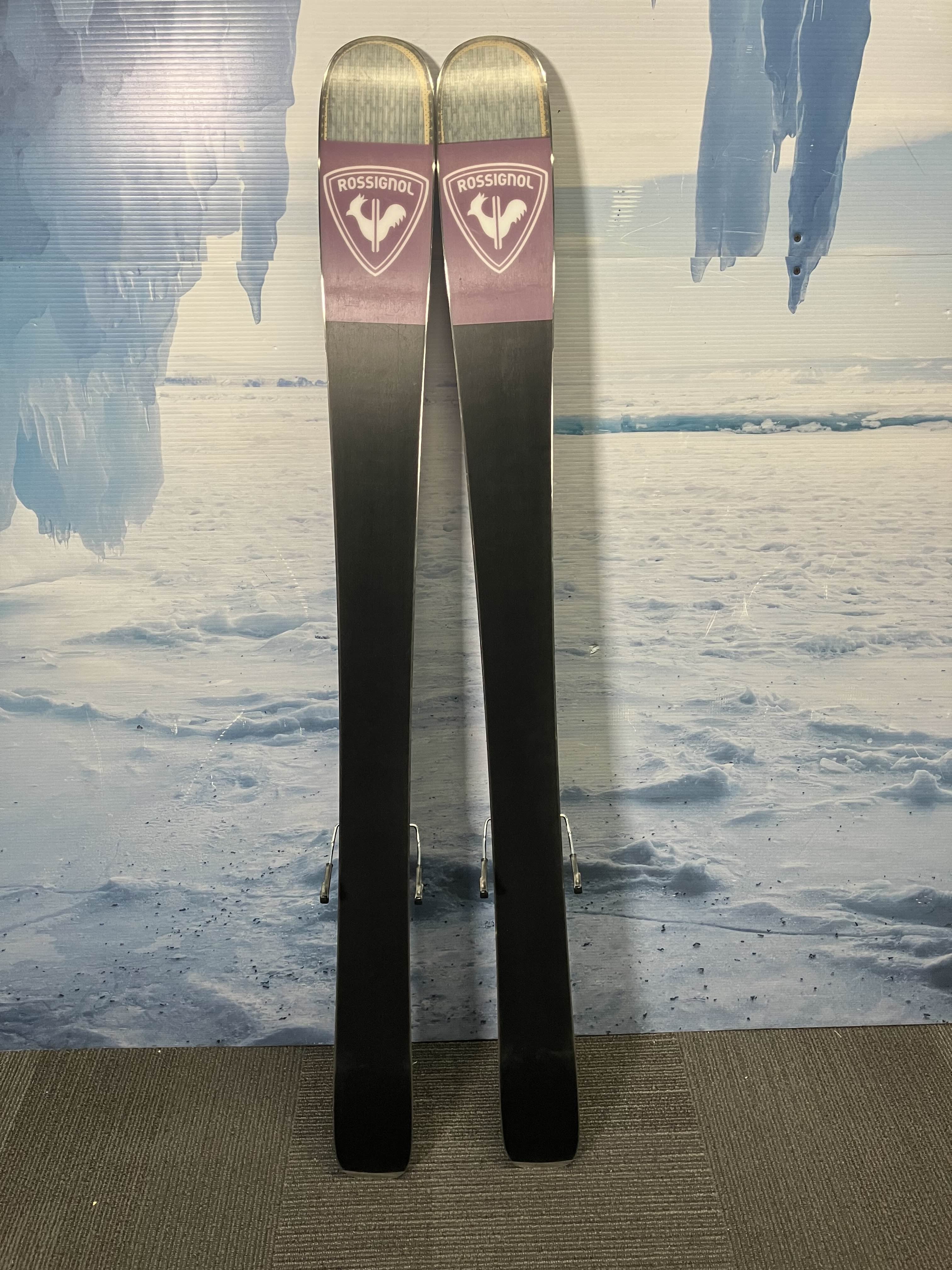 Used Rossignol Rallybird Soul 92 Skis - 146cm w/ Look Xpress 11 Demo Bindings