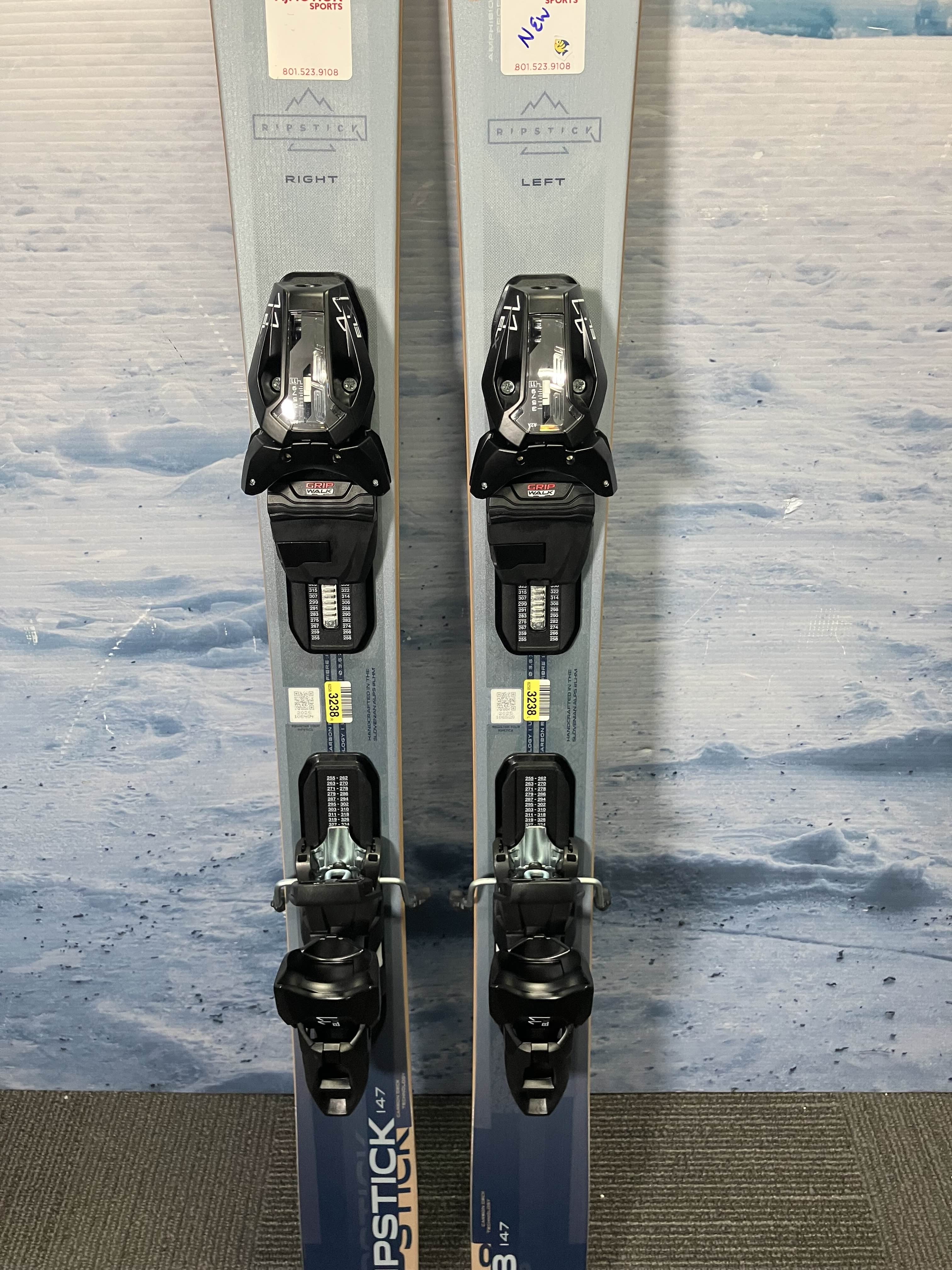 New Elan Ripstick 88 147 CM Skis 2026 w/ 25/26 ELX 11.0 GW Demo Binding