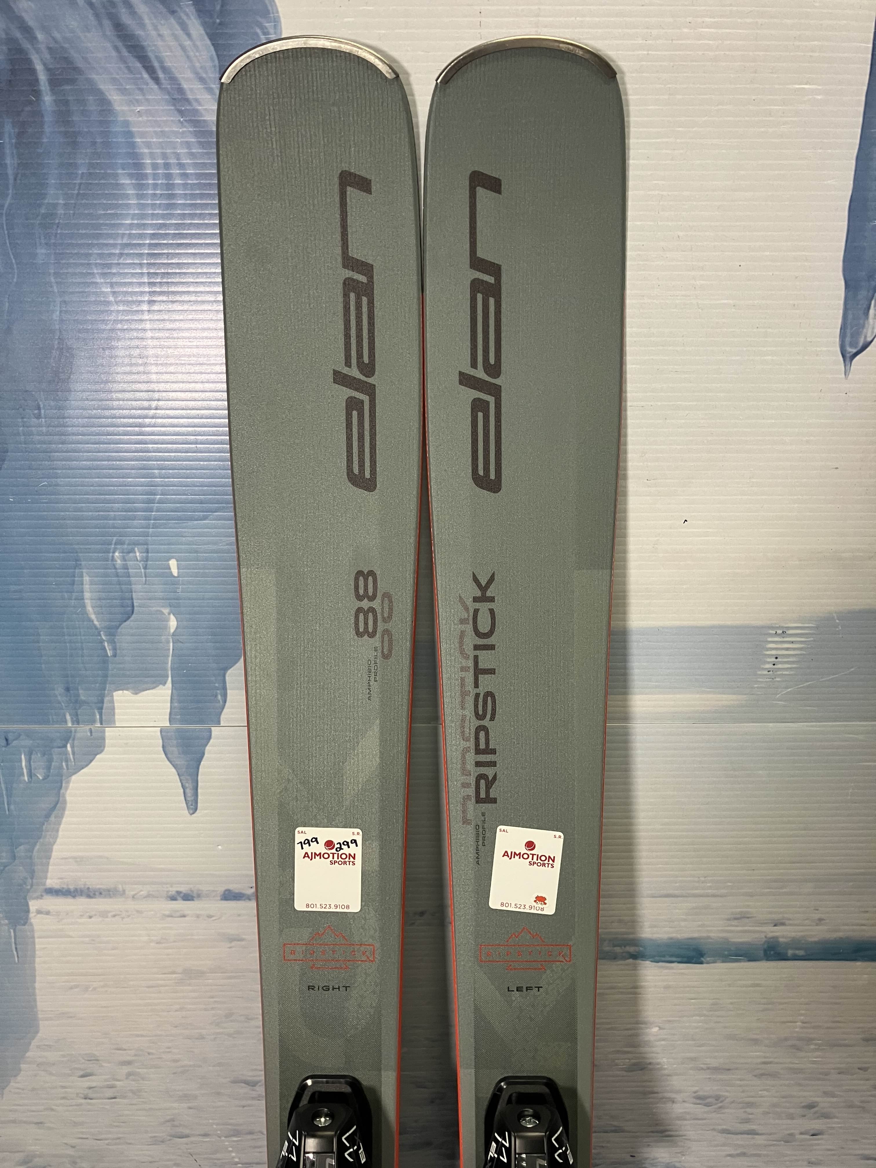 New Elan Ripstick 88 168 CM Skis 2026 w/ 25/26 ELX 11.0 GW Demo Binding