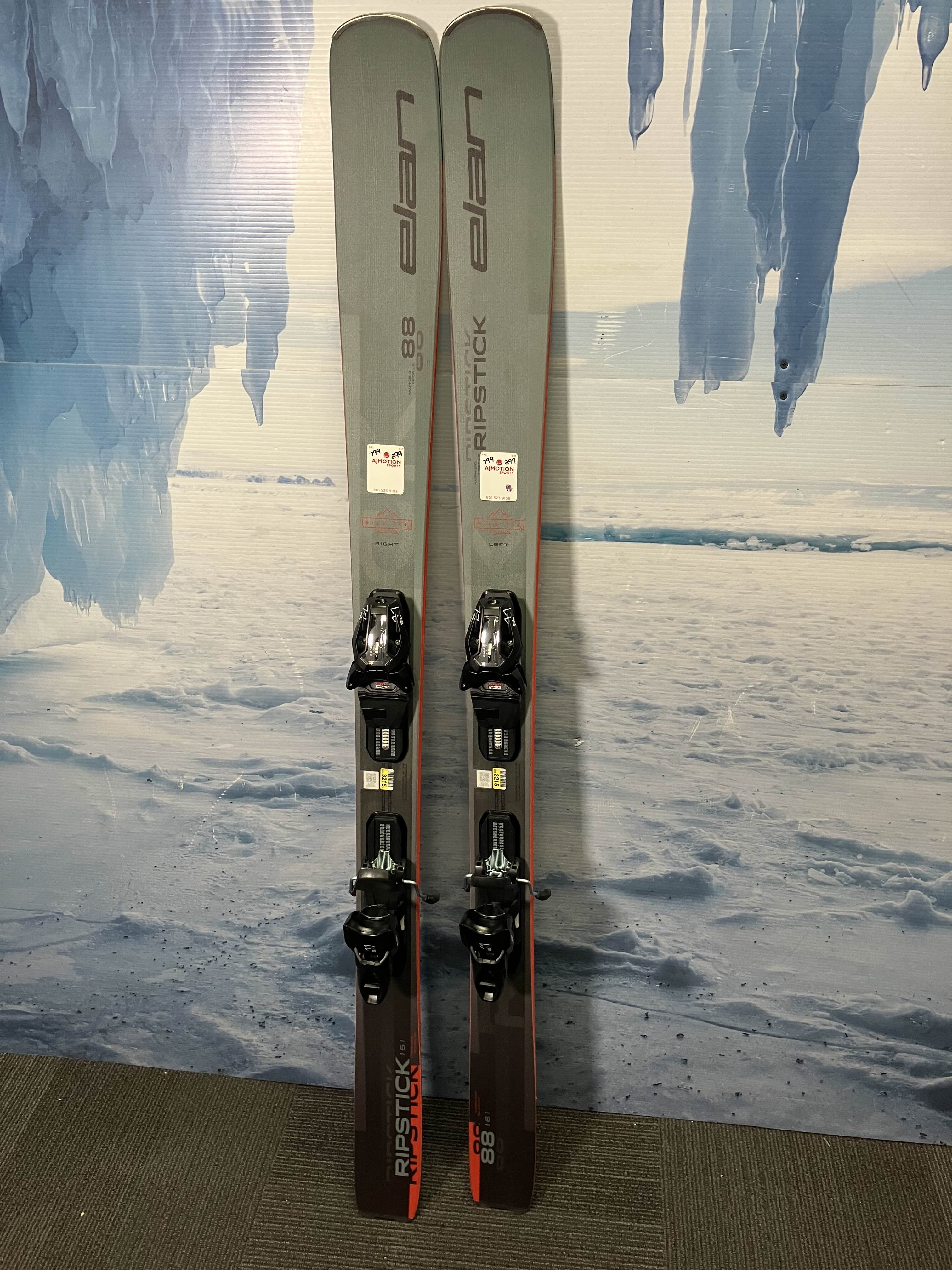 New Elan Ripstick 88 161 CM Skis 2026 w/ 25/26 ELX 11.0 GW Demo Binding