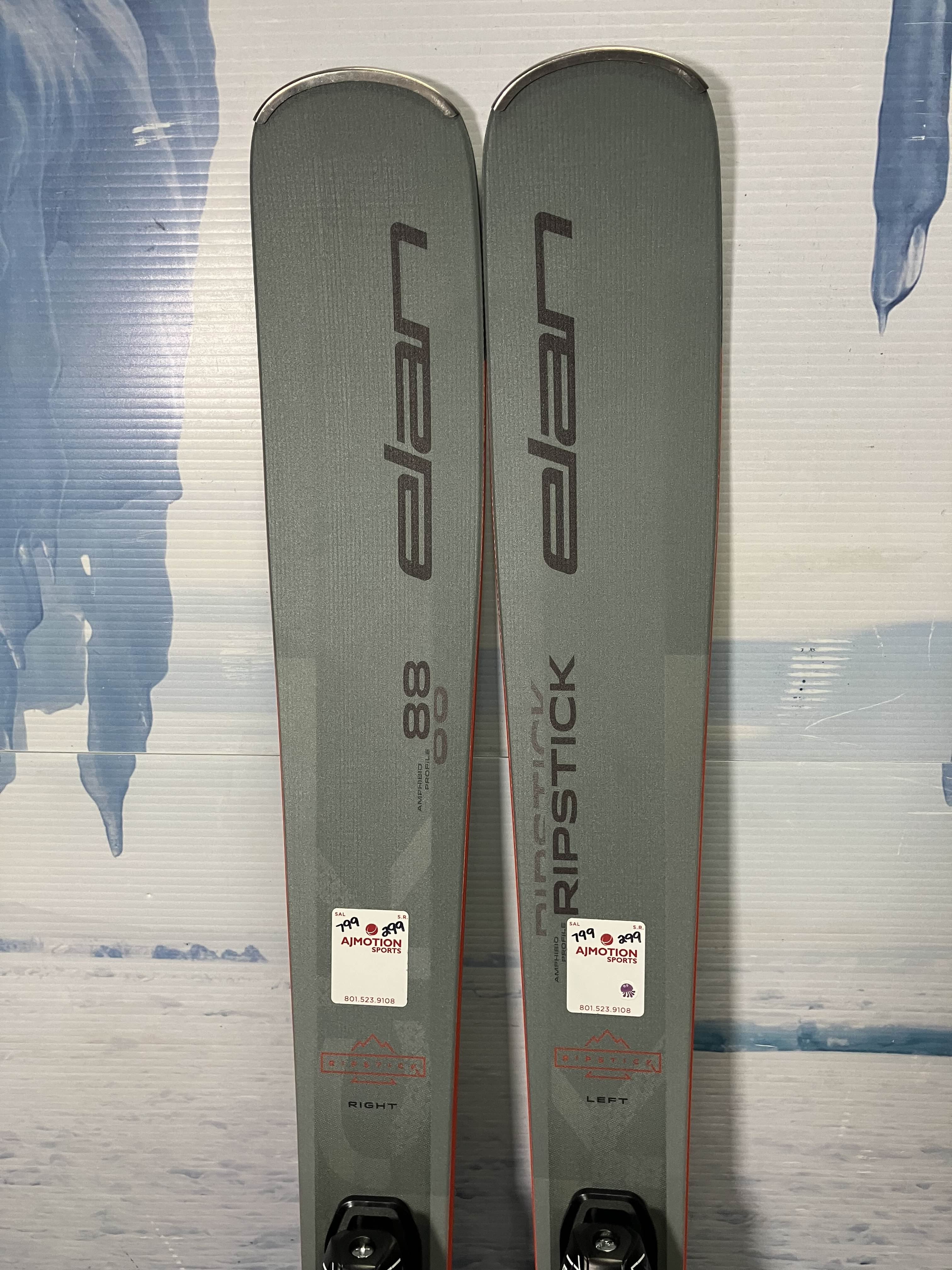New Elan Ripstick 88 161 CM Skis 2026 w/ 25/26 ELX 11.0 GW Demo Binding