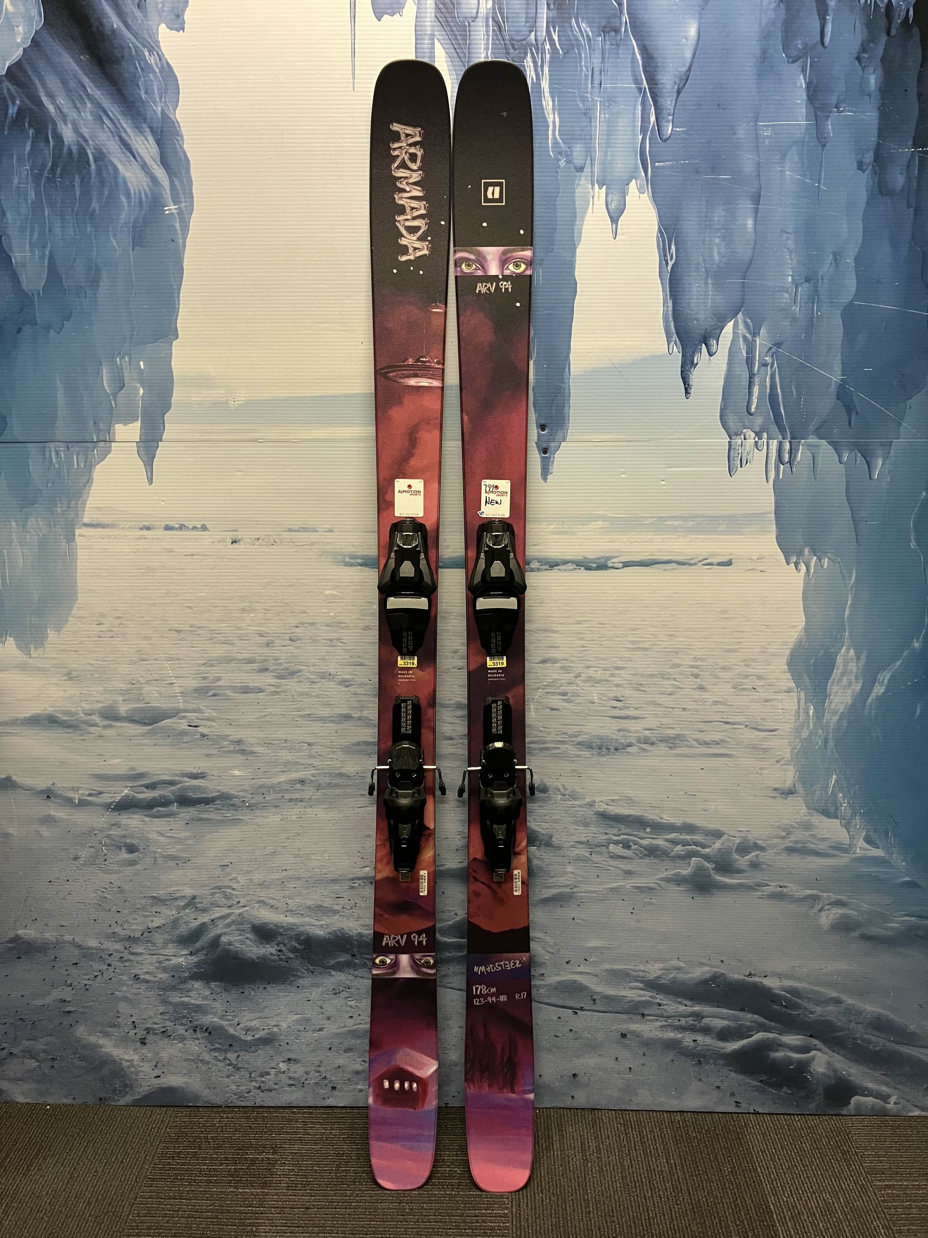 New Armada ARV 94 178cm w/ Armada Strive 11 GW Demo Bindings