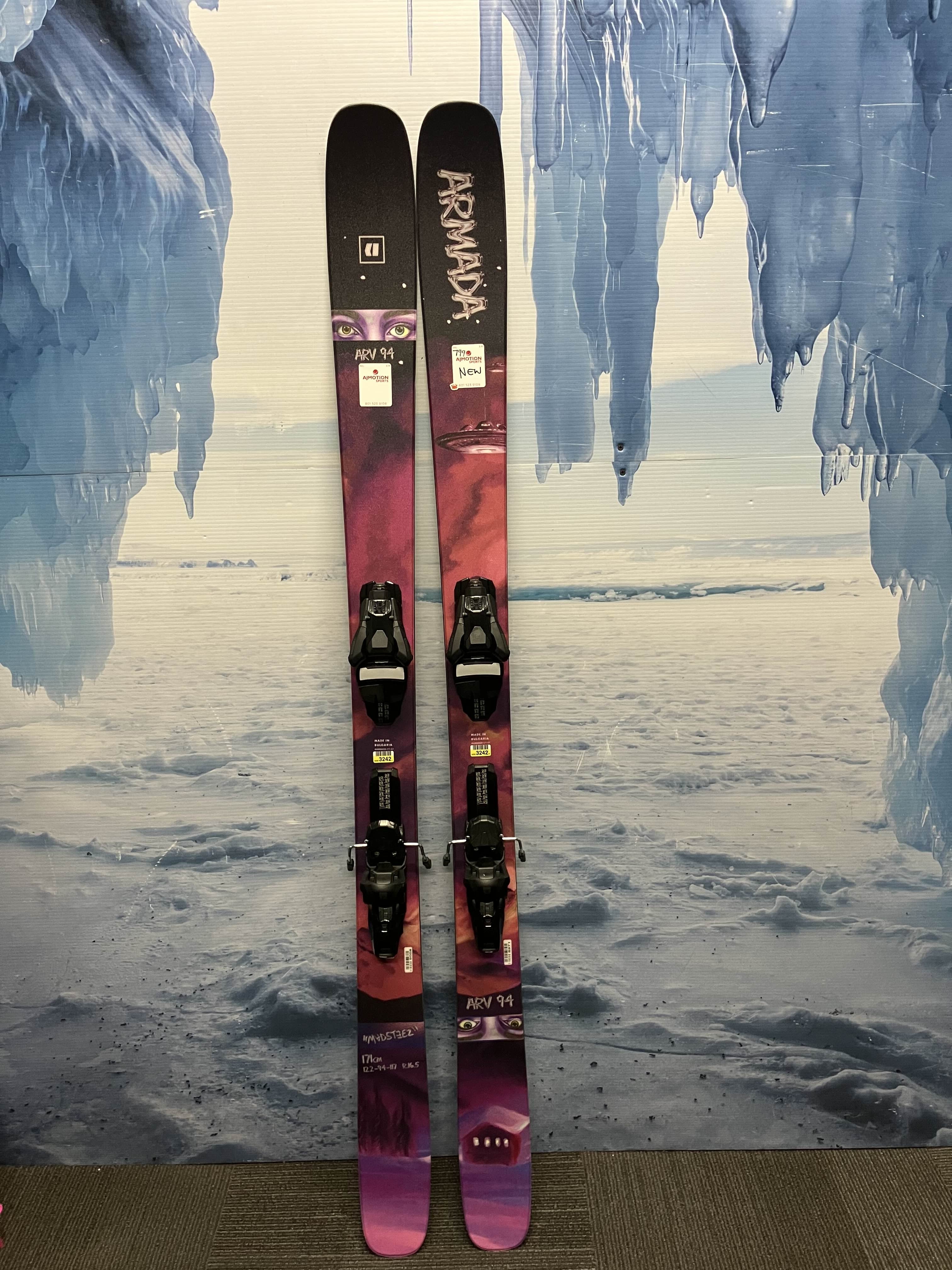 New Armada ARV 94 171cm w/ Armada Strive 11 GW Demo Bindings